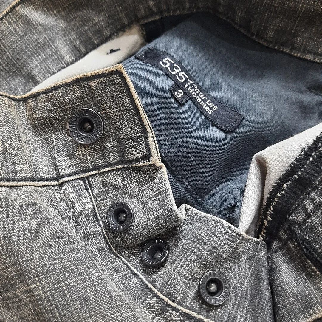 14th Addiction × If Six Was Nine × Share Spirit Homme 5351 Pour Les Hommes Low Rise Flare Jeans Size US 30 / EU 46 - 4 Thumbnail