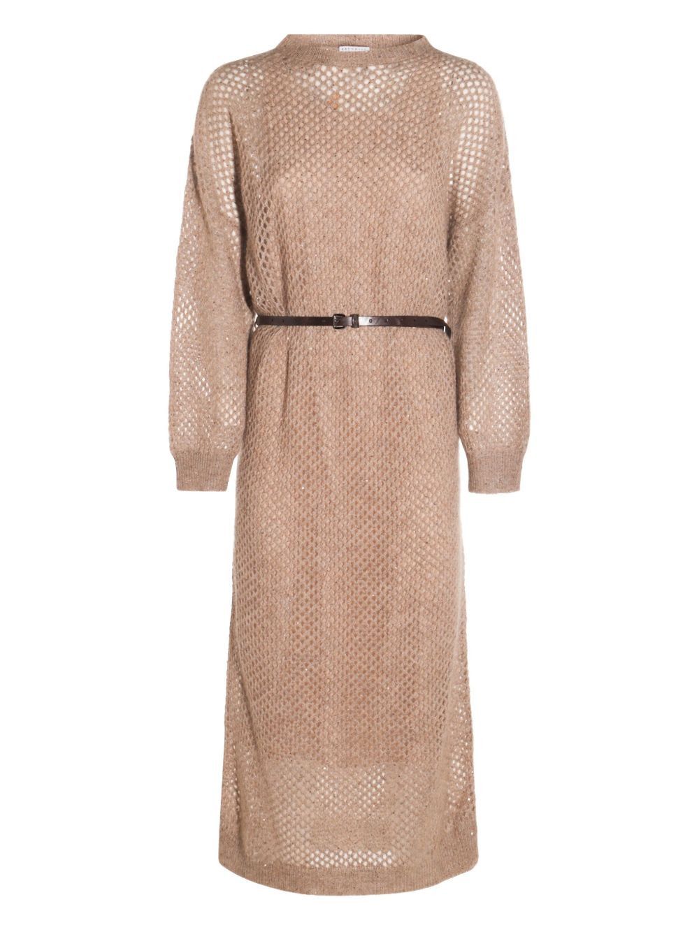 Brunello Cucinelli WOOL LONG DRESS Size M / US 6-8 / IT 42-44 - 1 Thumbnail