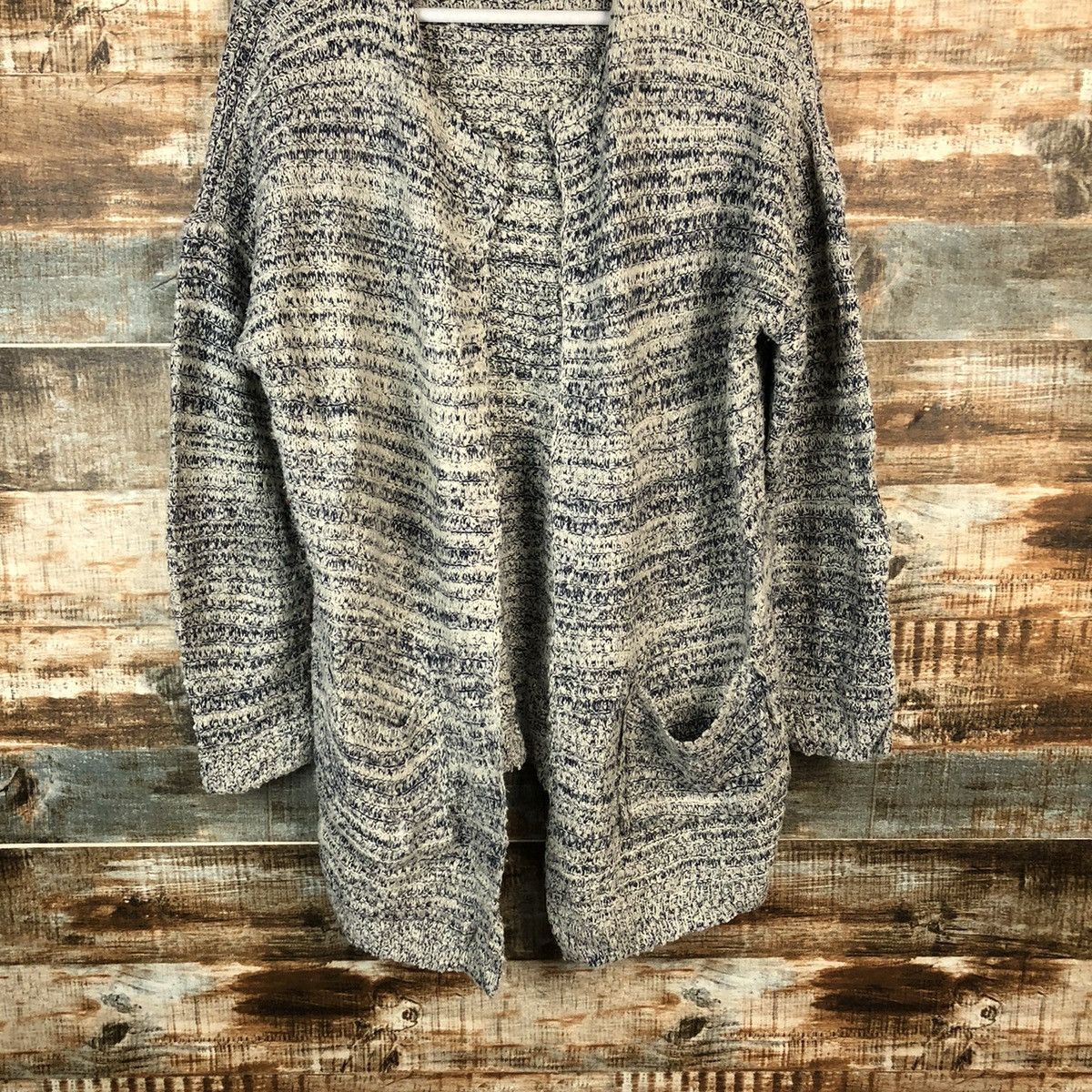 Japanese Brand Ecost Shop Grey knitwear Cardigan #A1343 Size US L / EU 52-54 / 3 - 3 Thumbnail