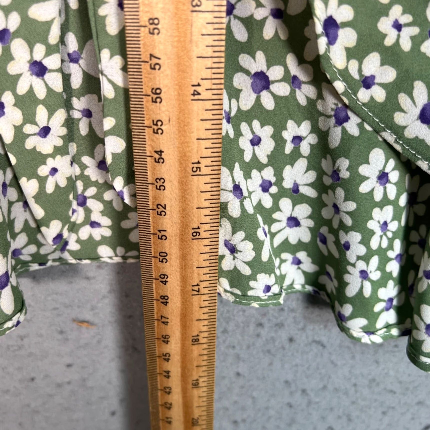 Vintage VINTAGE Dress Forum Blouse Long Sleeve Green Women M Cropped Polyester Dress Forum Blouse Womens Medium Green 90s Size M / US 6-8 / IT 42-44 - 7 Thumbnail