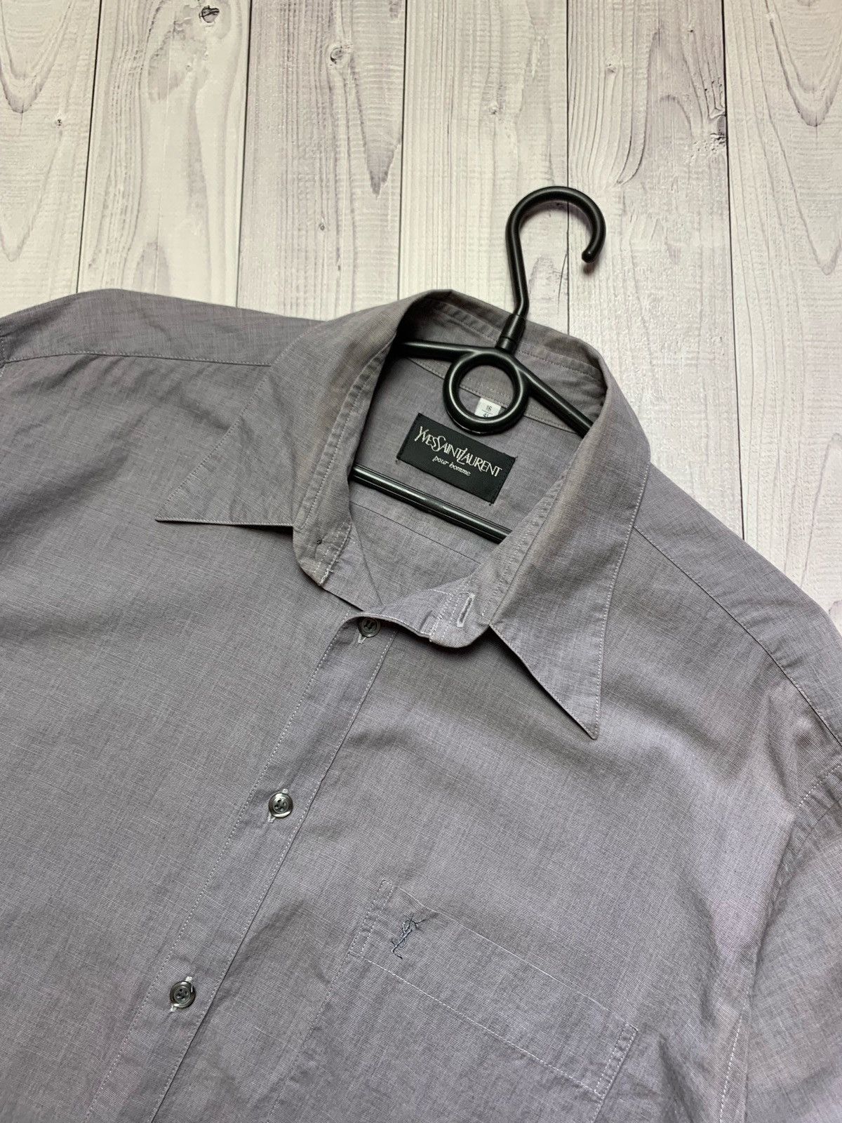 Yves Saint Laurent Yves saint Laurent vintage shirt ysl Size L Size US L / EU 52-54 / 3 - 2 Thumbnail