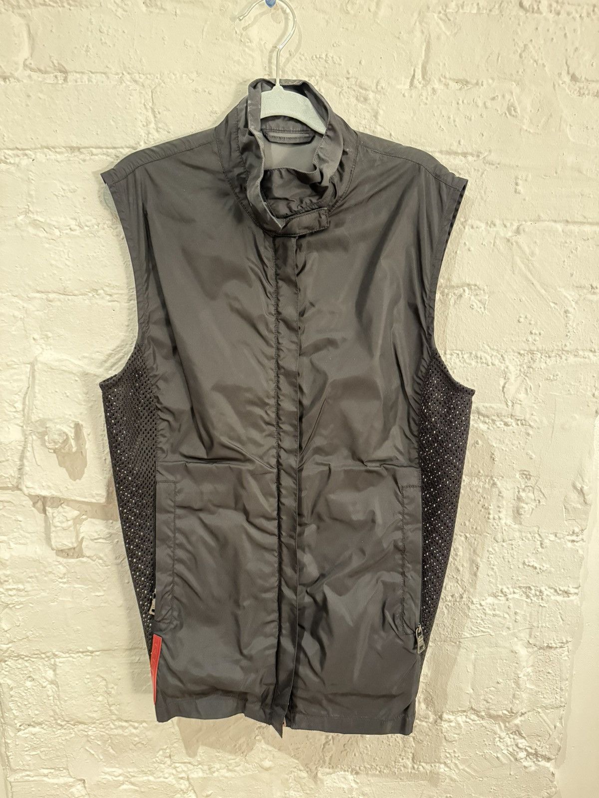 image of Prada Sport 90's Nylon Vest in Black, Men's (Size Small)