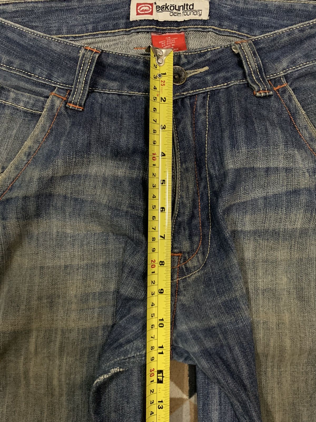 Ecko Unltd. Vintage Ecko Unltd Mud Wash Baggy Distressed Grunge Jeans Size US 34 / EU 50 - 20 Thumbnail