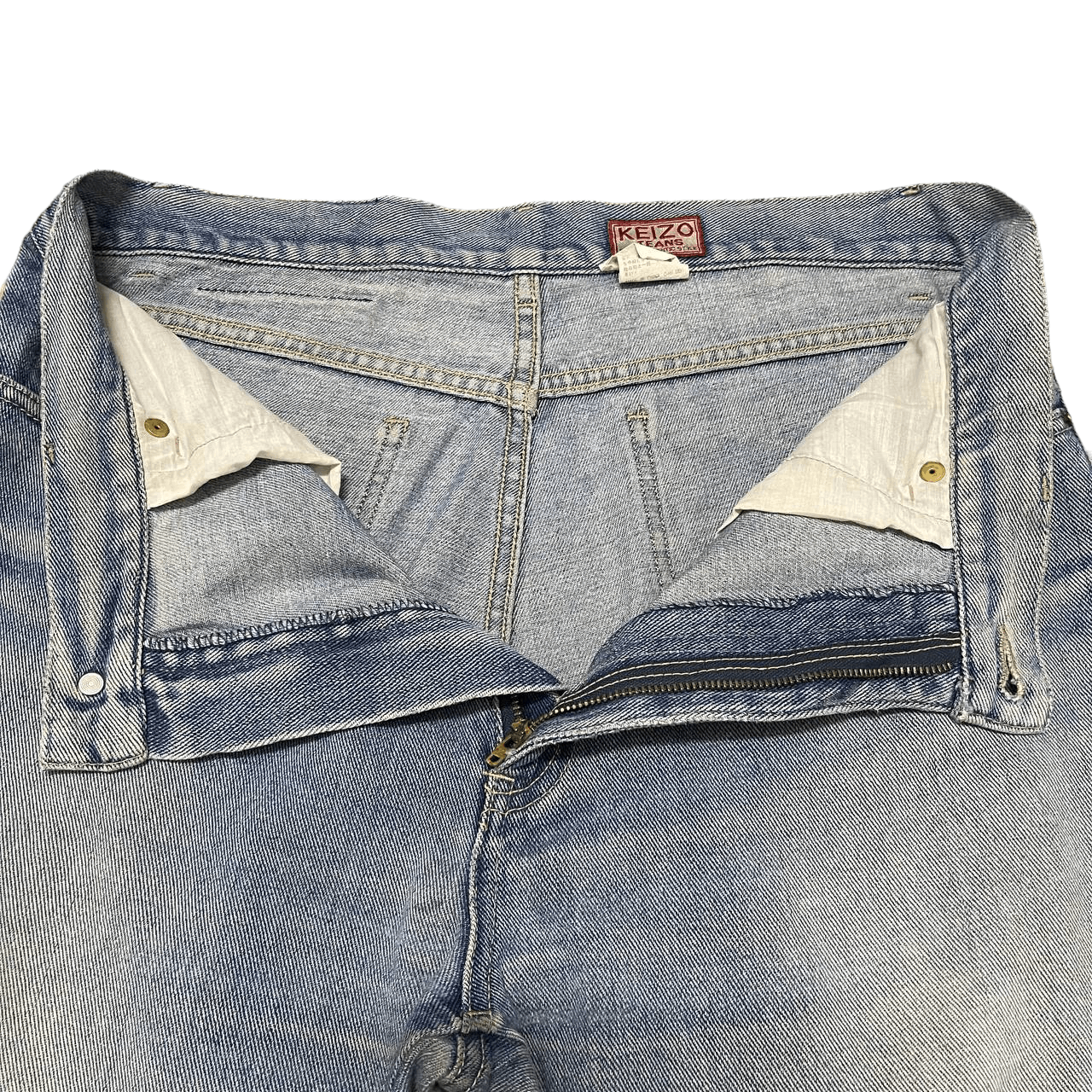 Japanese Brand Vintage Keizo Jeans Denim Cargo Jeans Size US 33 - 6 Thumbnail