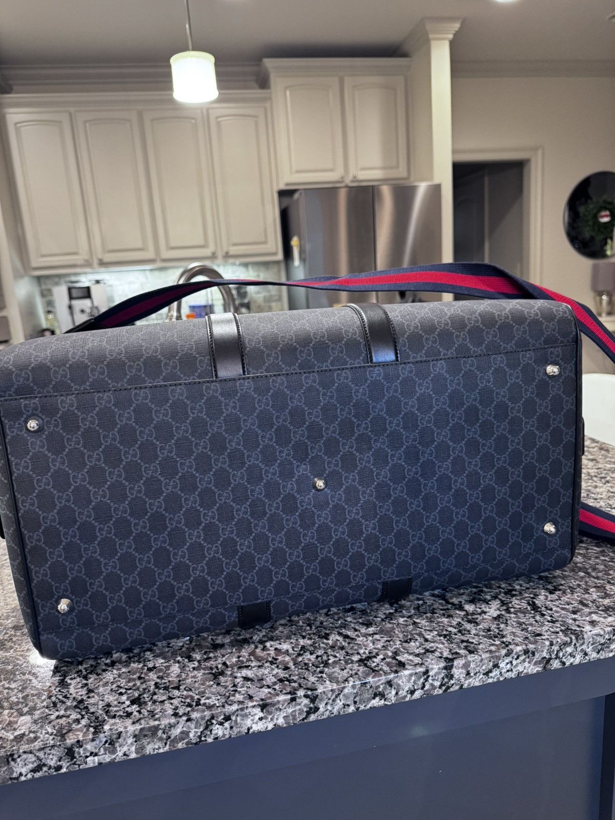 Gucci Gucci Large GG Duffle Bag Size ONE SIZE - 5 Thumbnail