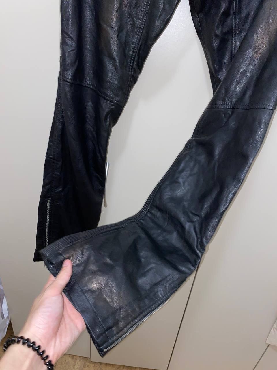 Leather × Vintage Vintage IXS Leather Pants Black Y2K Archival Size US 34 / EU 50 - 3 Thumbnail