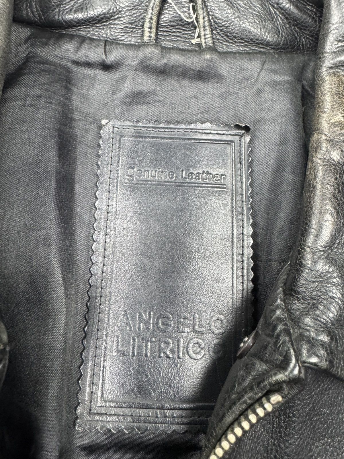 Angelo Litrico × Vintage Vintage 90s Y2K heavy leather coat jacket japan style Size US L / EU 52-54 / 3 - 8 Thumbnail