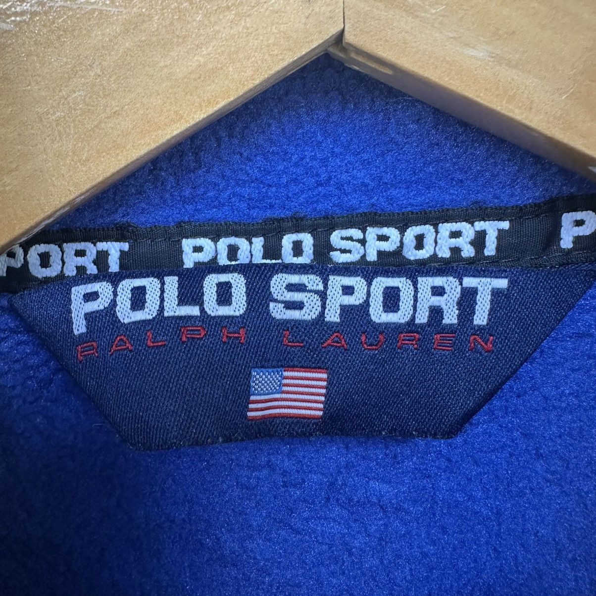 Polo Ralph Lauren Vintage Polo Ralph Lauren Polo Sport Fleece Half Zipper Size US L / EU 52-54 / 3 - 12 Thumbnail