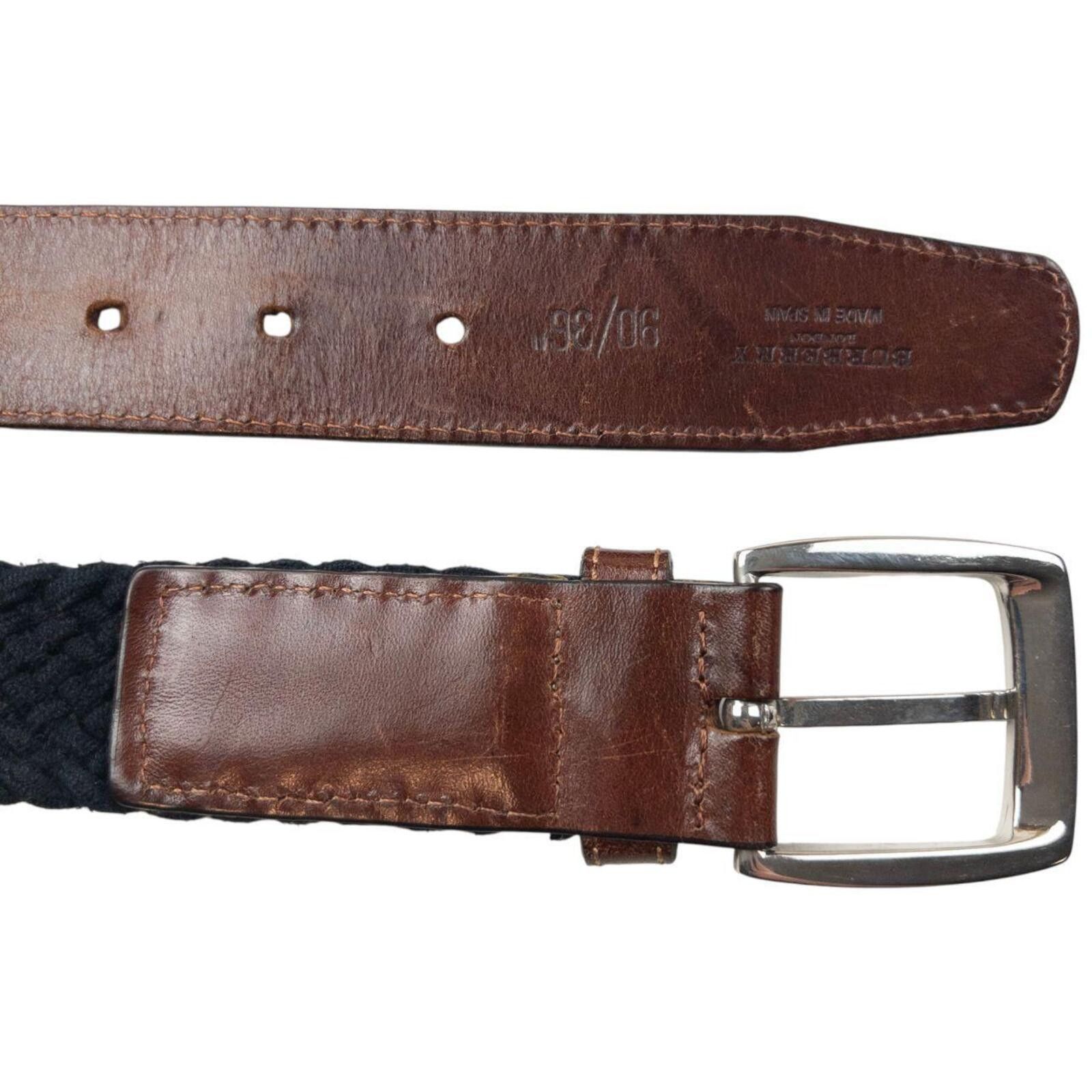Burberry Vintage 2000s Burberry Braided Leather Belt Size L Size ONE SIZE - 5 Thumbnail