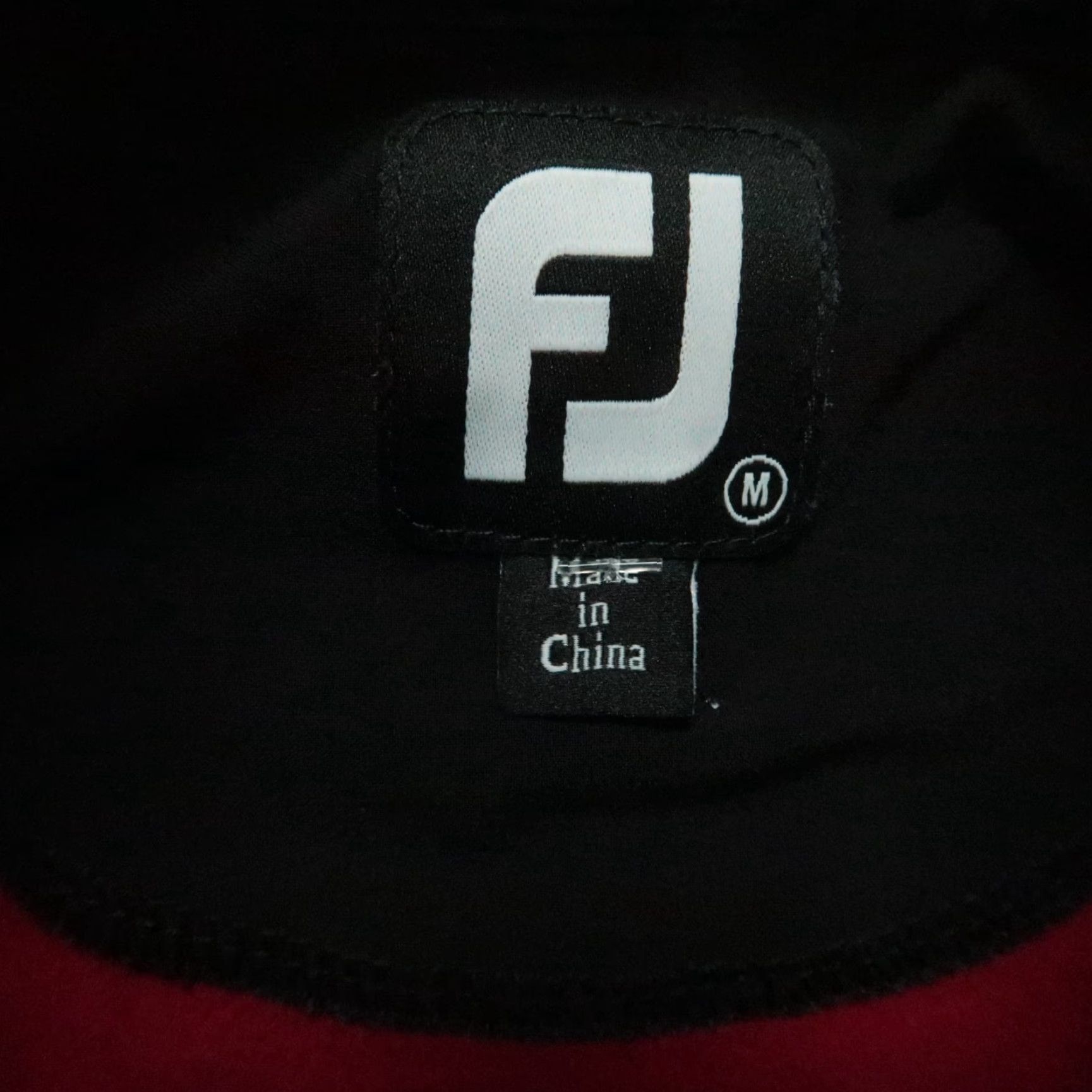 Footjoy FootJoy Pullover Mens M Red Crimson Pique Sport Midlayer 1/4 Zip Mock Neck Light Breathable Athletic Golf Shirt Size US M / EU 48-50 / 2 - 4 Thumbnail