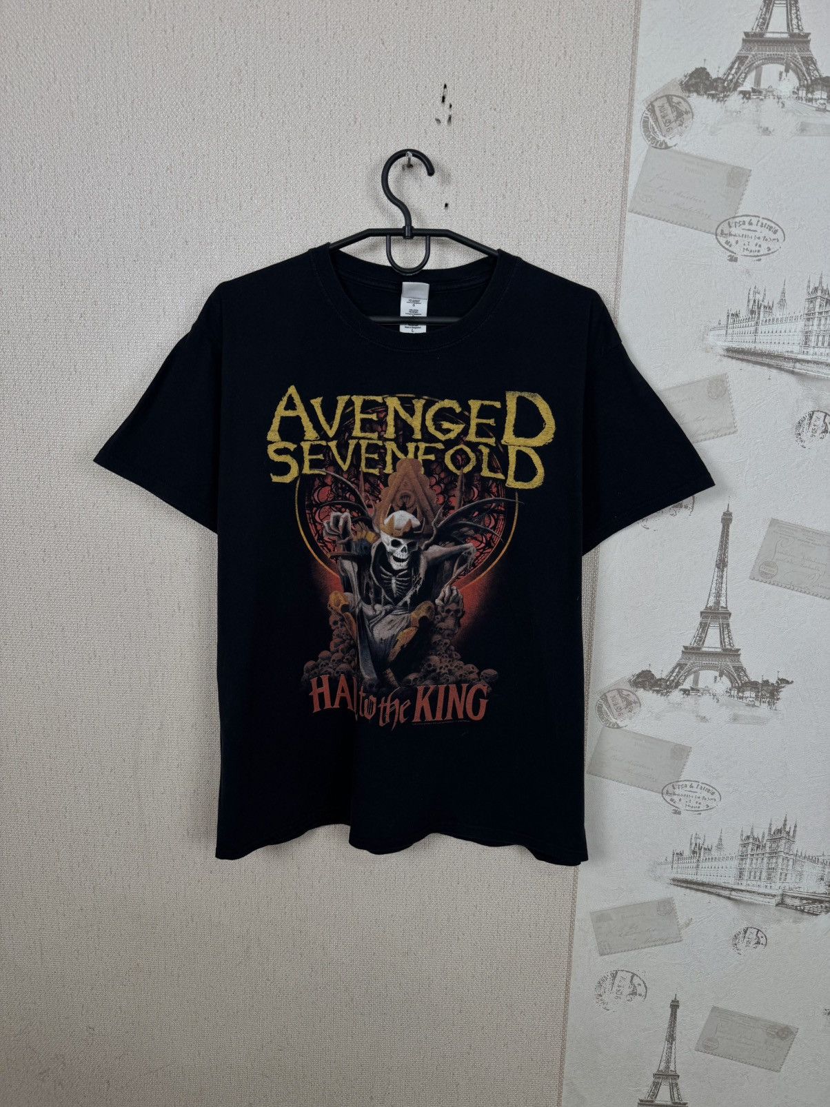 Other Avenged Sevenfold T shirt Black Hail to the King SL 2013 Size US L / EU 52-54 / 3 - 3 Thumbnail