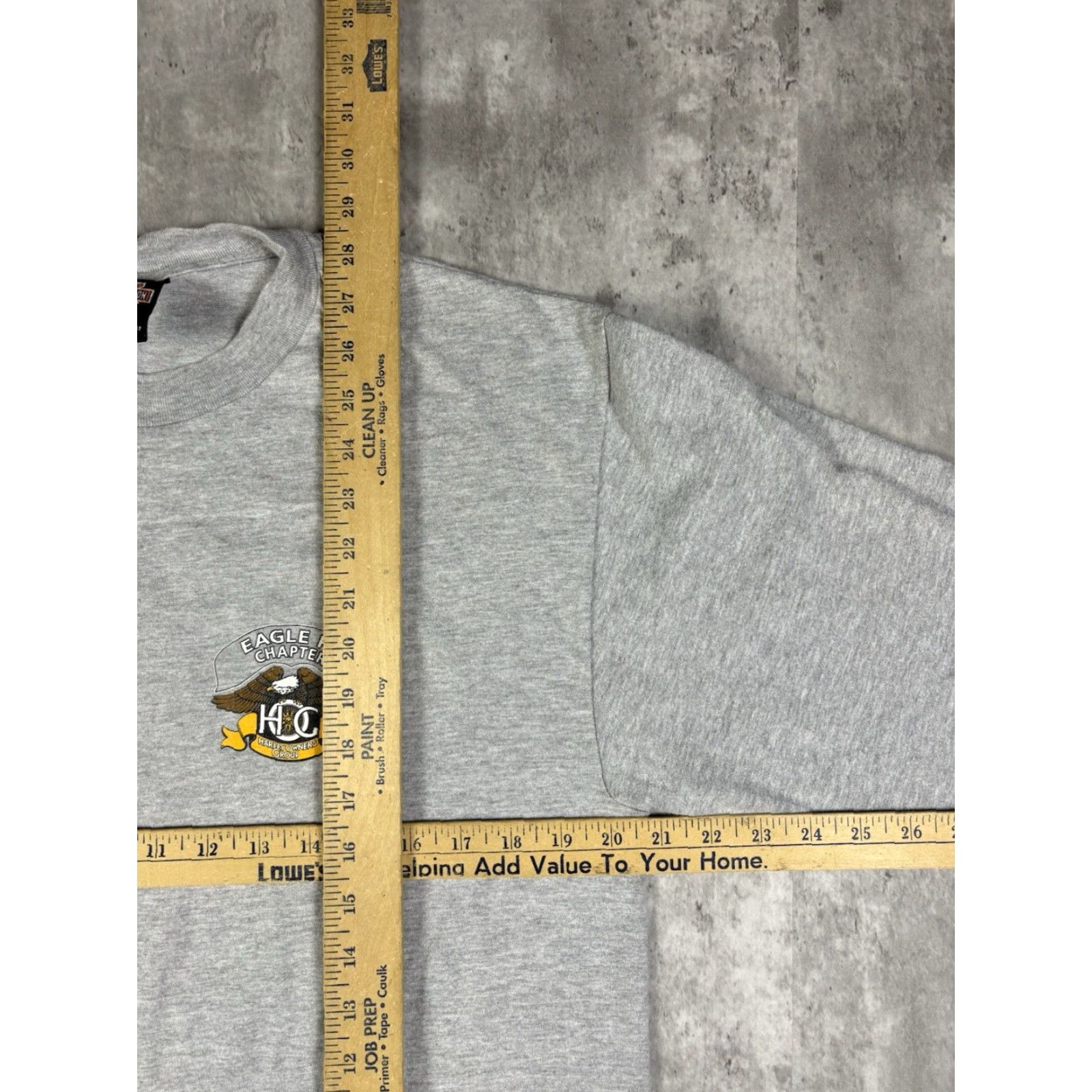 Harley Davidson VINTAGE Harley-Davidson T-Shirt Long Sleeve Biker 90s Gray L Men Crew Neck Cotton Graphic Print Size US L / EU 52-54 / 3 - 6 Thumbnail