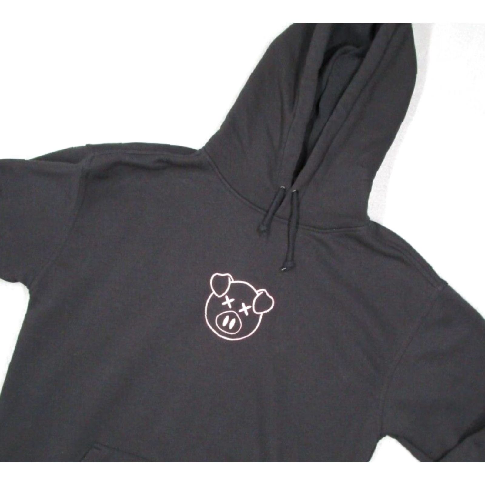 Vintage VINTAGE Shane Dawson Hoodie Mens Medium Black Pullover Fleece Sweatshirt Embroidered Pig Logo All Seasons Size US M / EU 48-50 / 2 - 2 Thumbnail