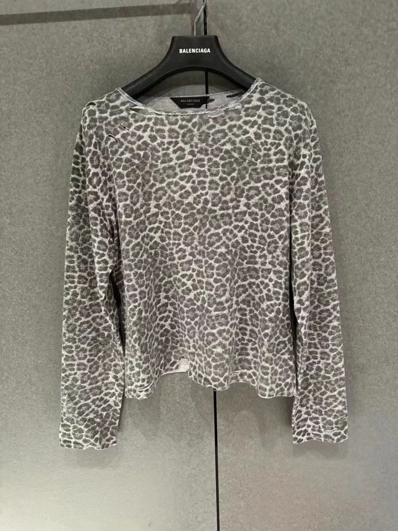 Balenciaga Balenciaga Limited Leopard Print Top - dmc Size US S / EU 44-46 / 1 - 1 Thumbnail