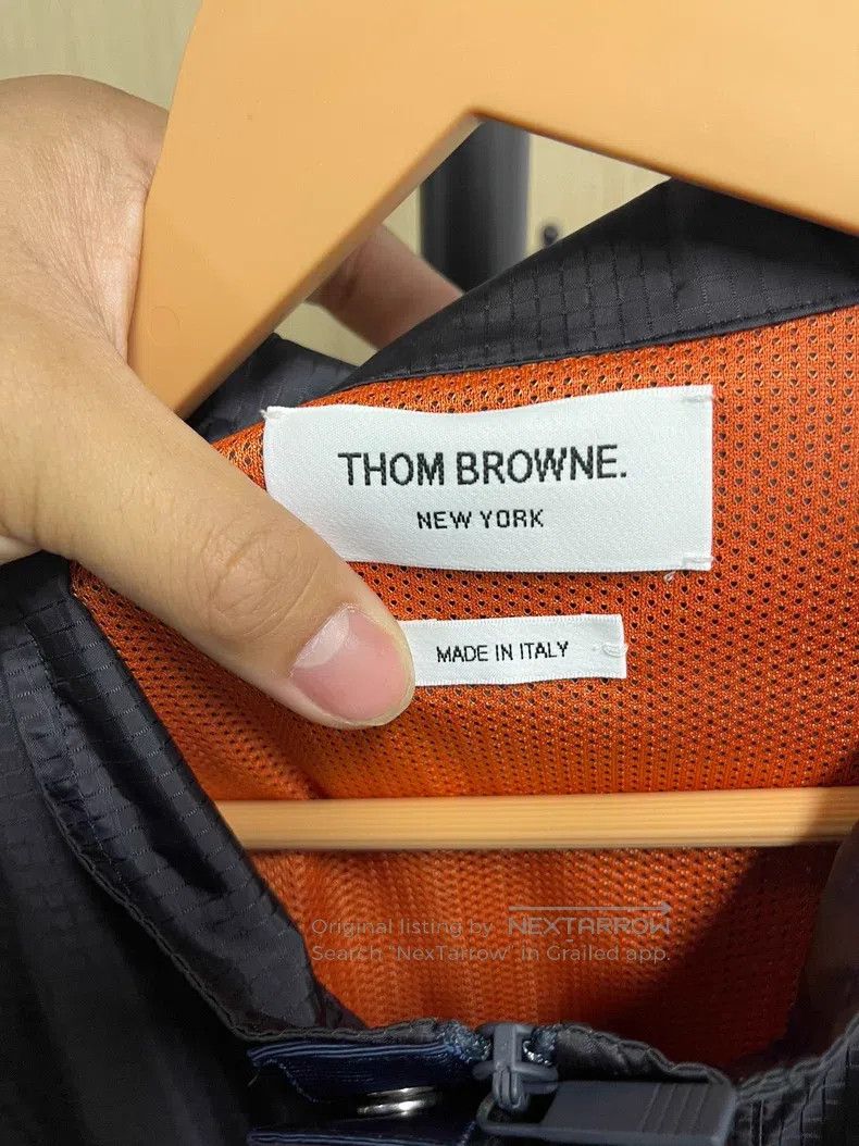 Thom Browne Thom Browne Black Removable Sleeve Jacket Size US XL / EU 56 / 4 - 5 Thumbnail