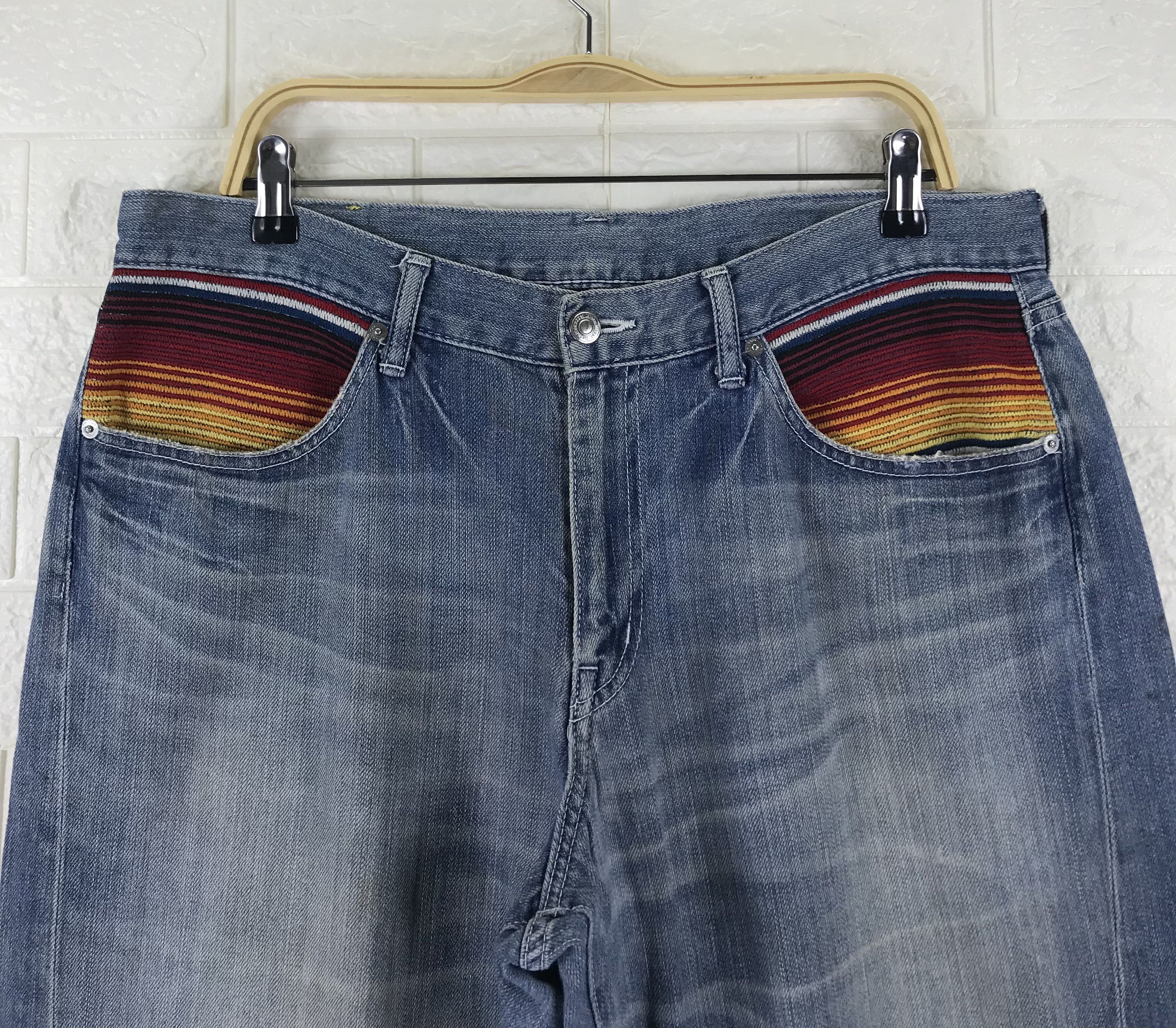 Swagger Swagger Blue Wash Baggy Jeans Size US 36 / EU 52 - 2 Thumbnail