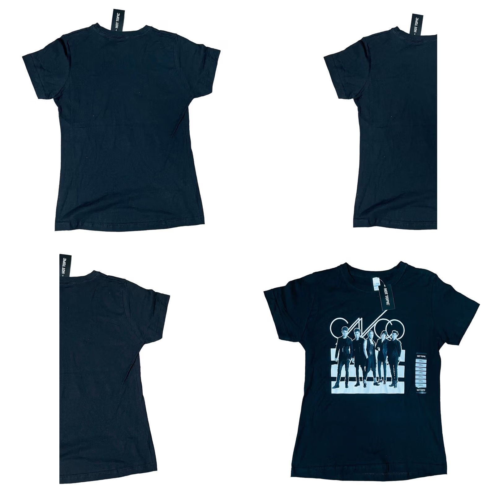 Hot Topic Hot Topic Shirt Womens Small Black Short Sleeve Tee NWT 2018 Rock Band Cnco Pop Group Regular Size S Tee Shirt Size S / US 4 / IT 40 - 9 Thumbnail