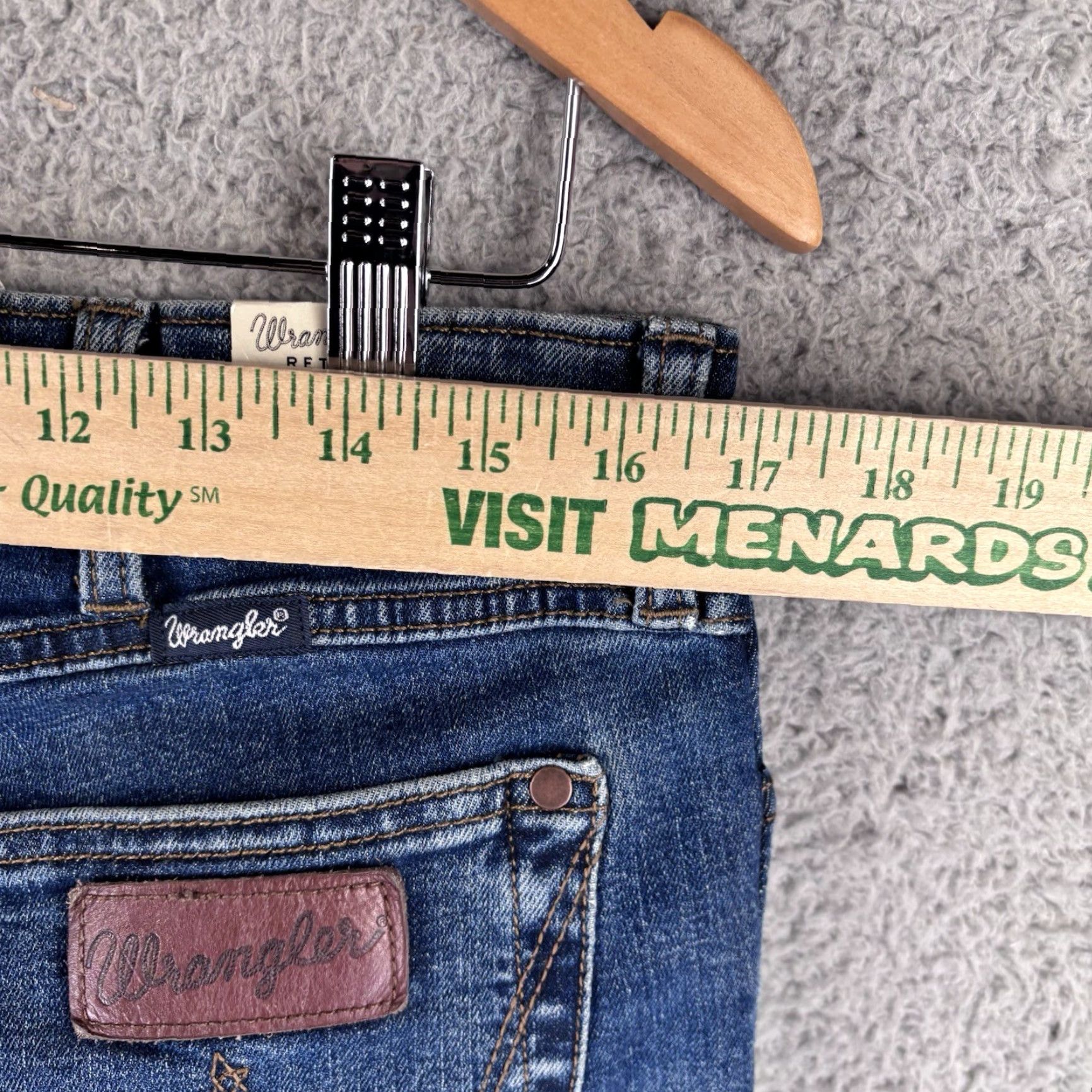 Wrangler VINTAGE Wrangler Retro High Rise Bailey Trouser Jeans Women’s 32x34 Bootcut Slim? (Note: This is unclear) Size 24" / US 00 / IT 34 - 5 Thumbnail