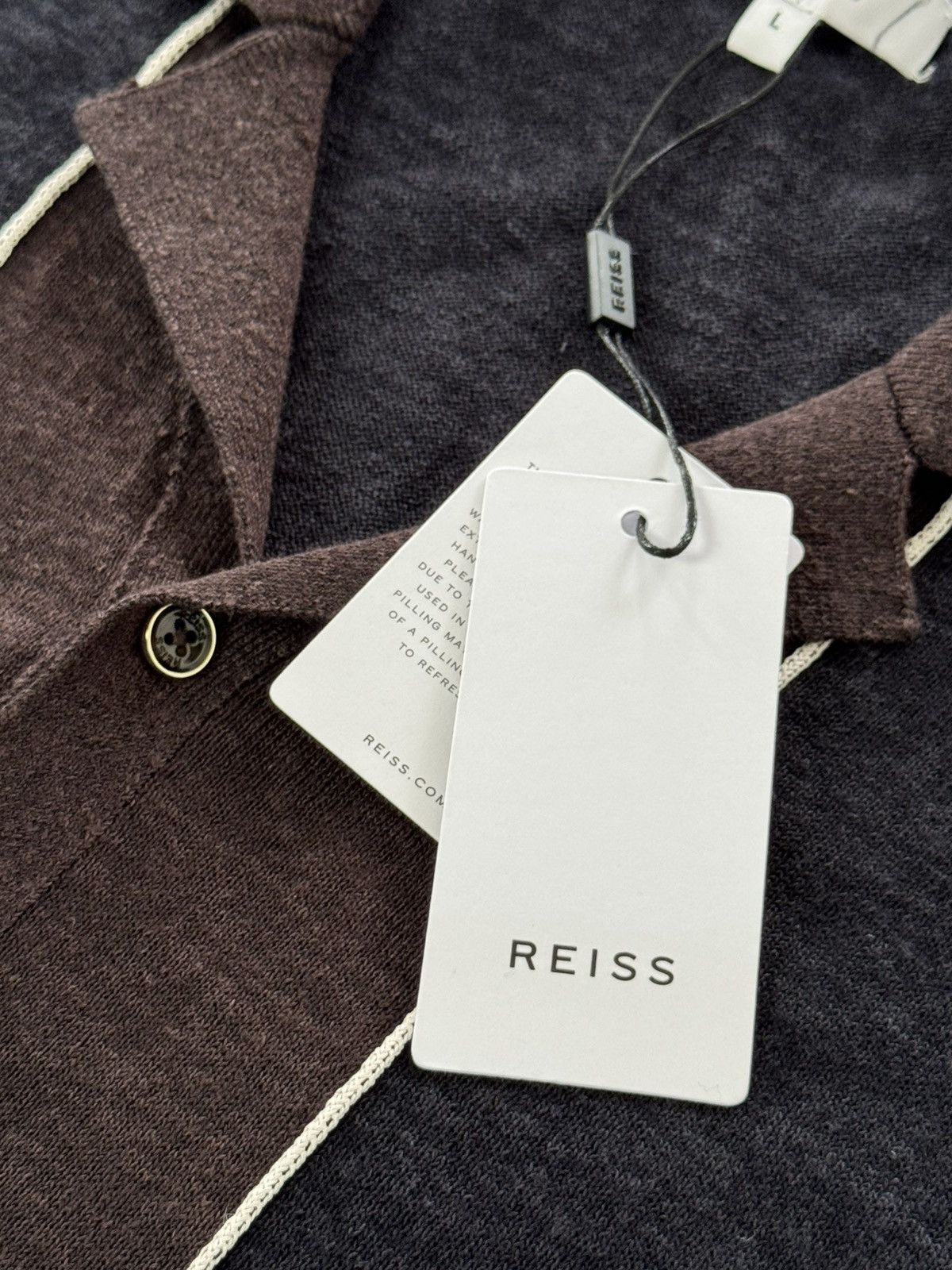 Reiss Reiss Old Money Vibe Glamour Luxury Polo Shirt Size US L / EU 52-54 / 3 - 8 Thumbnail