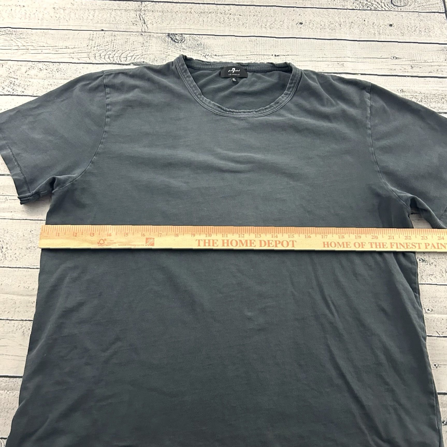 7 For All Mankind 7 For All Mankind T-Shirt Mens XL Gray Short Sleeve Crew Neck Cotton 7FAM Shirt Size US XL / EU 56 / 4 - 5 Thumbnail