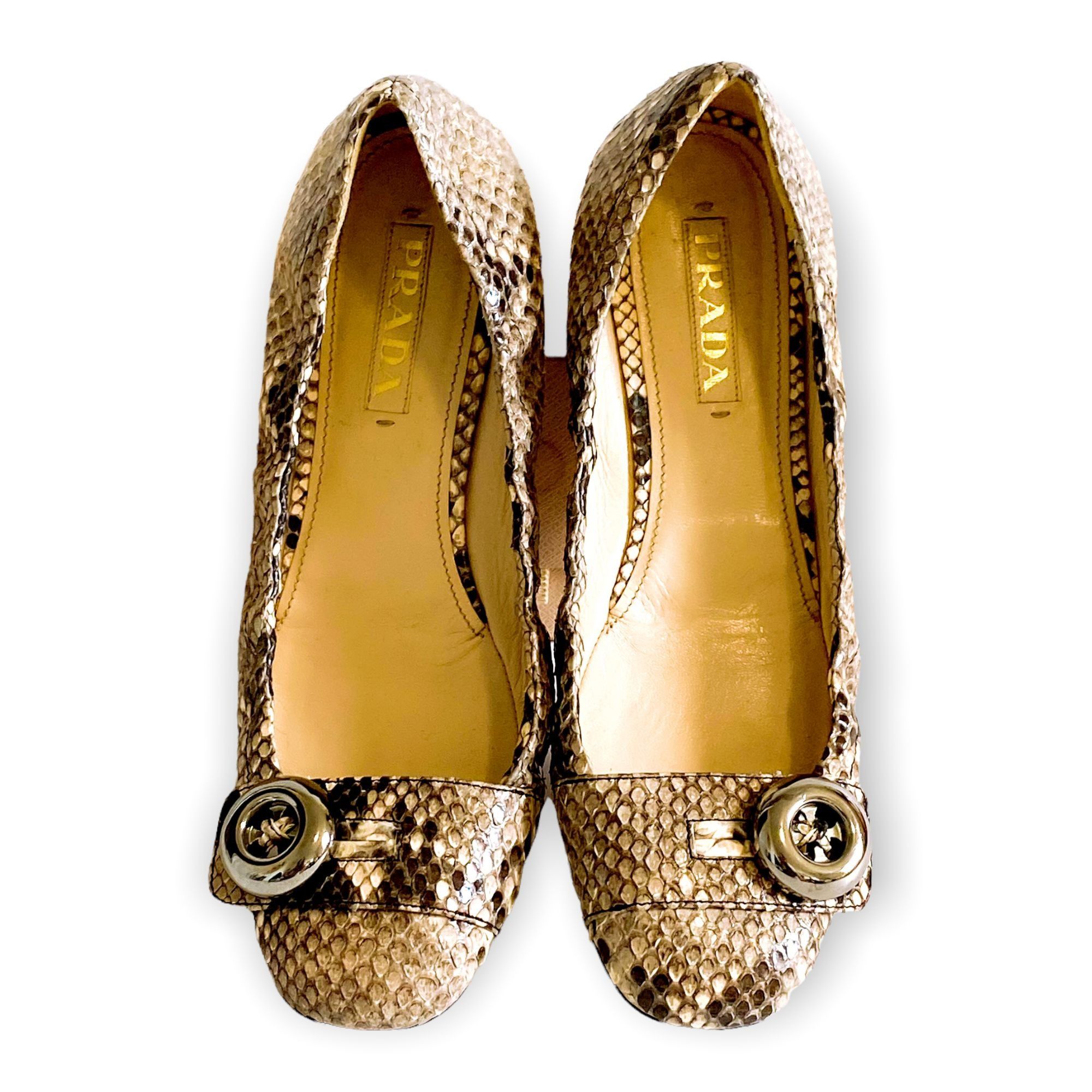 Prada Prada snake skin ballet flats, size 39 EU Size US 9 / IT 39 - 6 Thumbnail