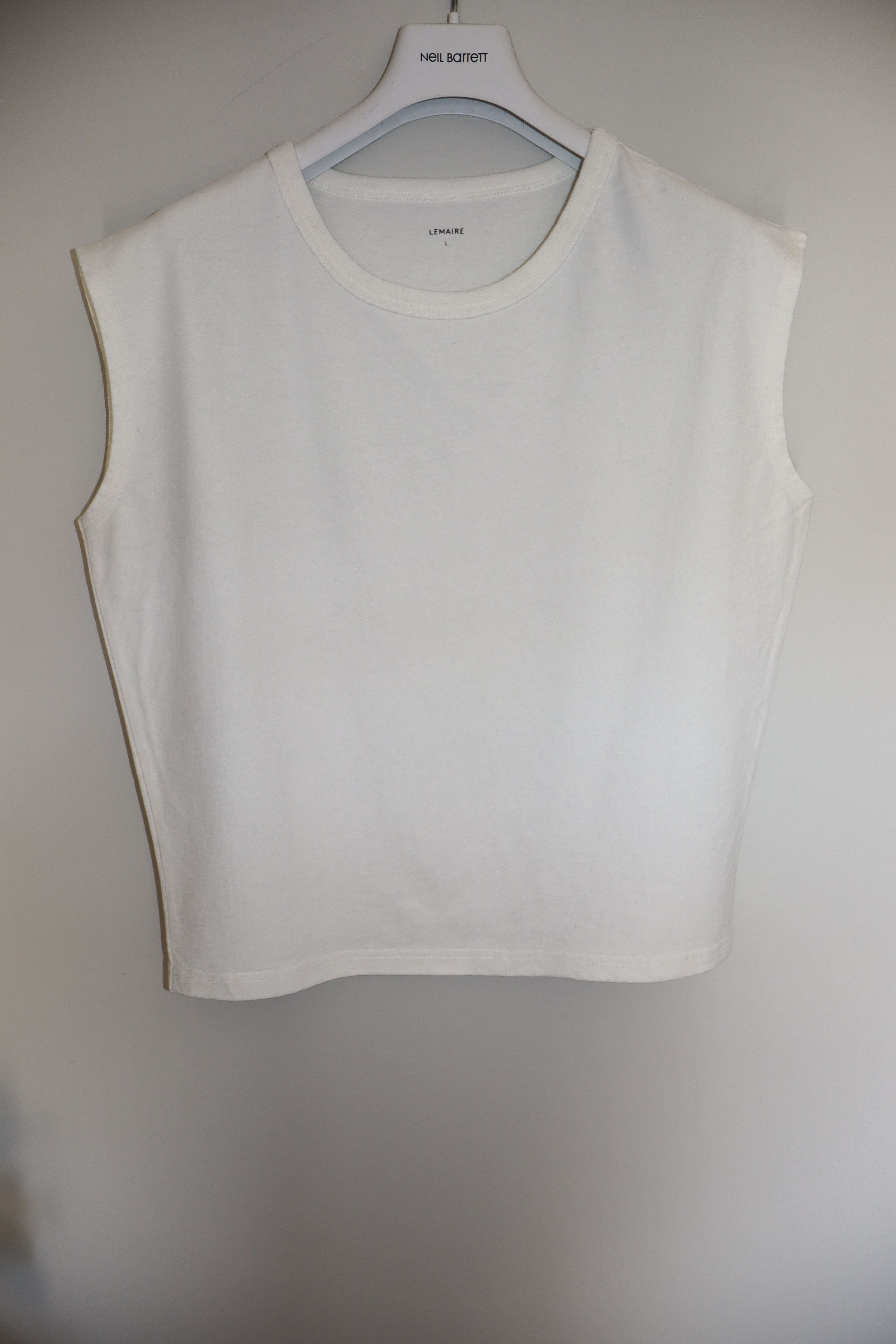 Lemaire cap sleeve tshirt Size L / US 10 / IT 46 - 1 Thumbnail