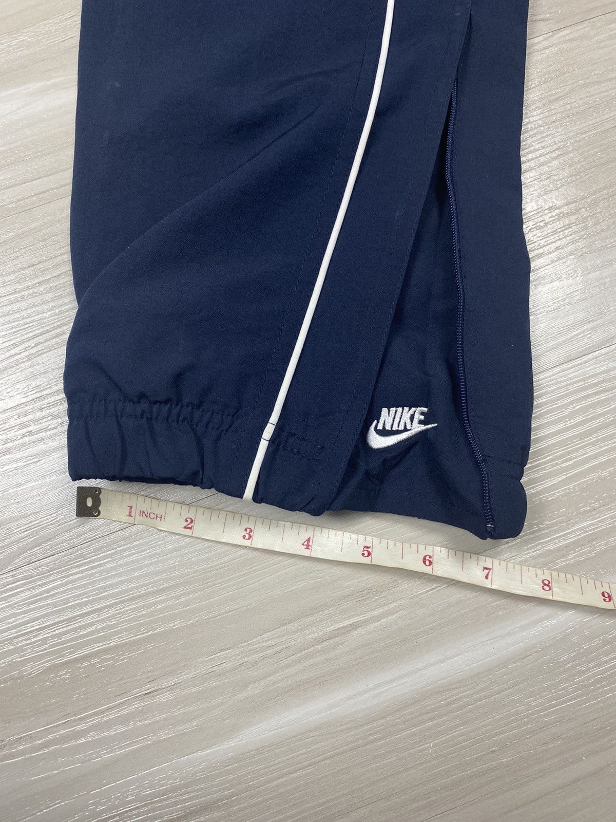 Nike × Vintage Nike Y2K Double swoosh Vintage Nylon Track Pants Drill Track Size US 30 / EU 46 - 12 Thumbnail