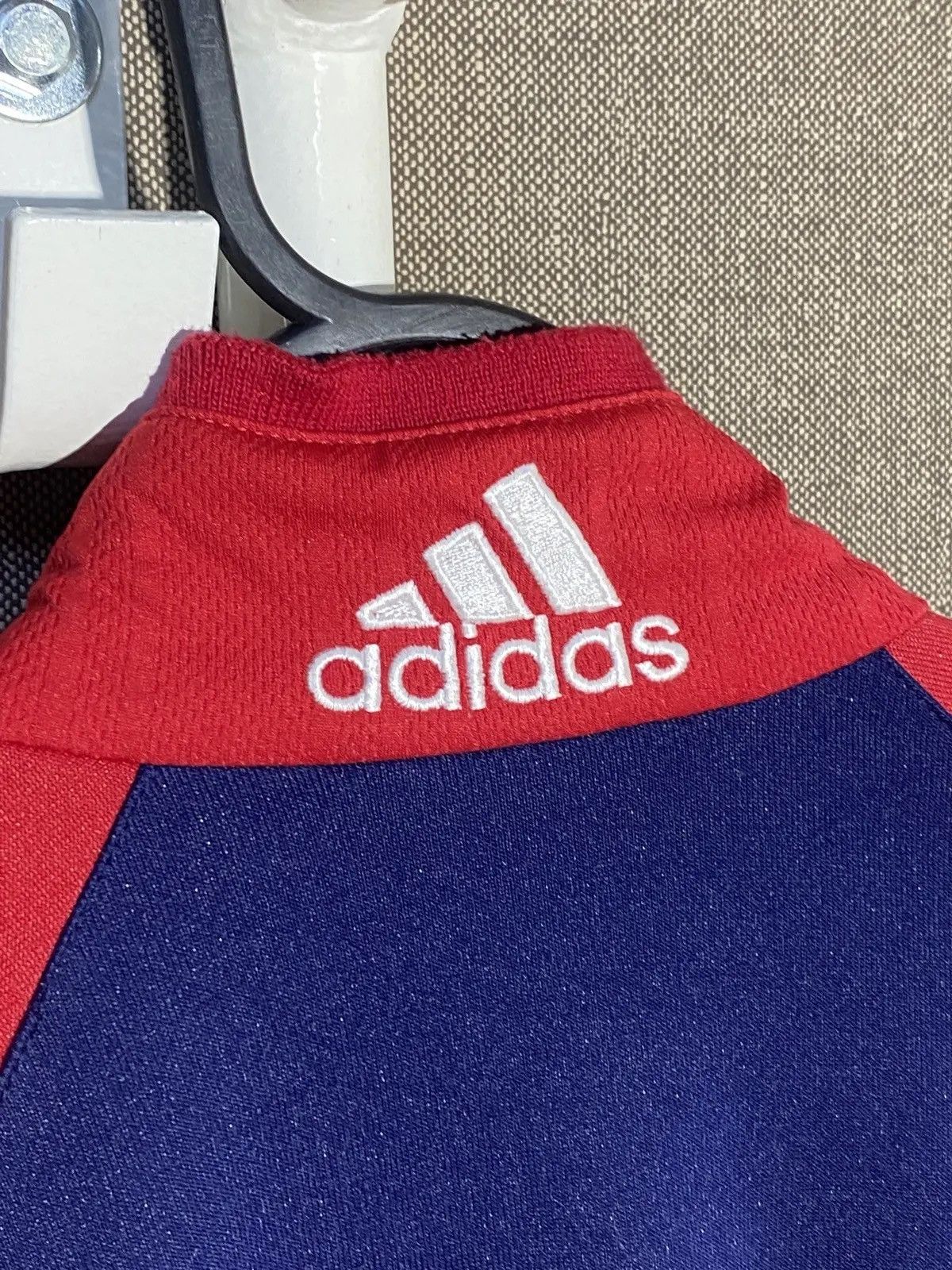 Adidas 90s Vintage F.C Bayern Munchen x Adidas Junior Zipped Jacket Size US S / EU 44-46 / 1 - 6 Thumbnail