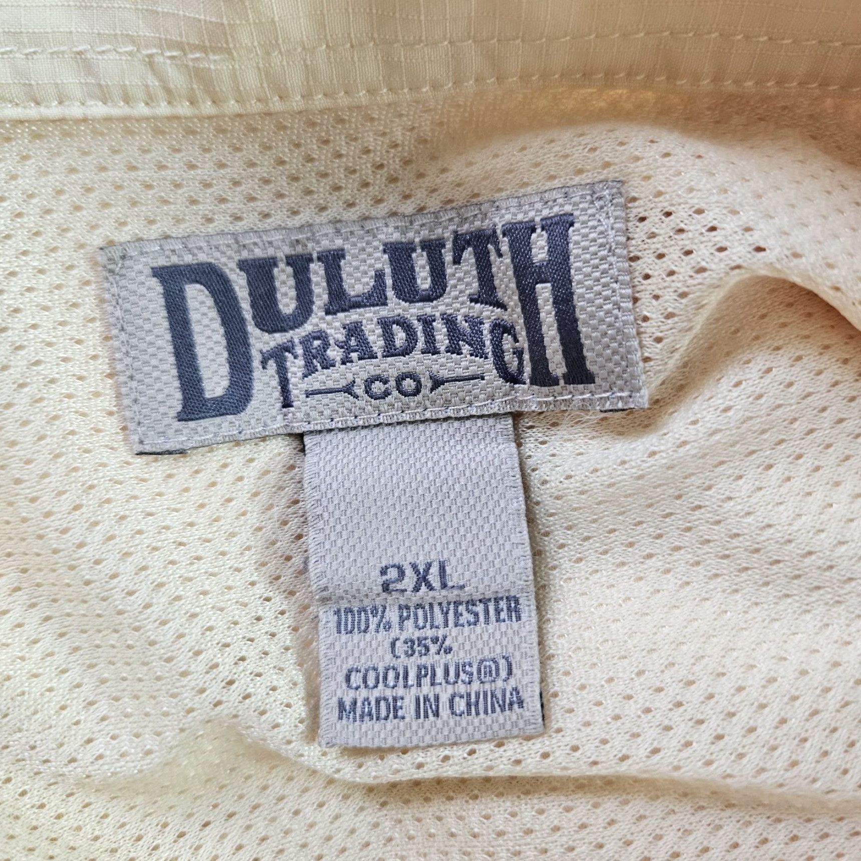 Vintage Duluth Mens Button-Up Shirt 2XL Yellow Long Sleeve Solid Vented Shirt Mens Size US XXL / EU 58 / 5 - 4 Thumbnail
