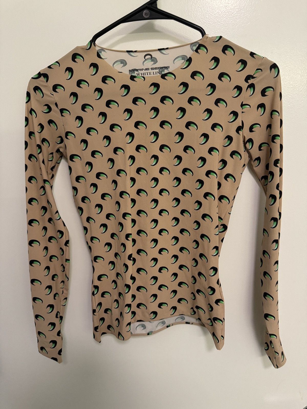Marine Serre Marine Serre Moon Jersey Tshirt long sleeve Size M / US 6-8 / IT 42-44 - 2 Thumbnail