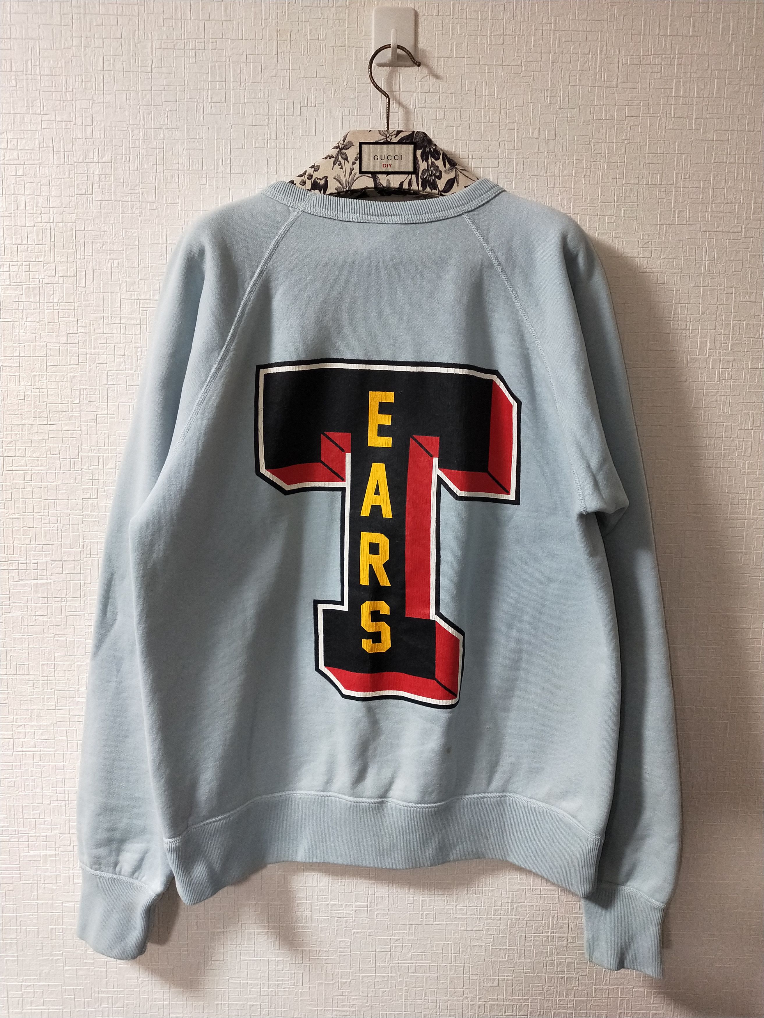 DENIM TEARS × Saint Michael 'Saint Tears' Logo Sweatshirt Size US L / EU 52-54 / 3 - 2 Thumbnail