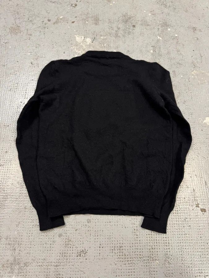 Designer × Moschino × Vintage Moschino Love Pin Black Wool Sweater Size XS / US 0-2 / IT 36-38 - 5 Thumbnail