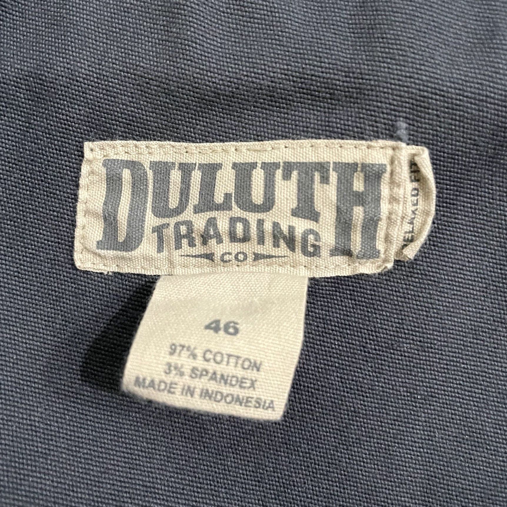 CO Duluth Cargo Shorts Mens 46 97% Cotton Dark Blue Flex Fire Hose Size US 30 / EU 46 - 4 Thumbnail