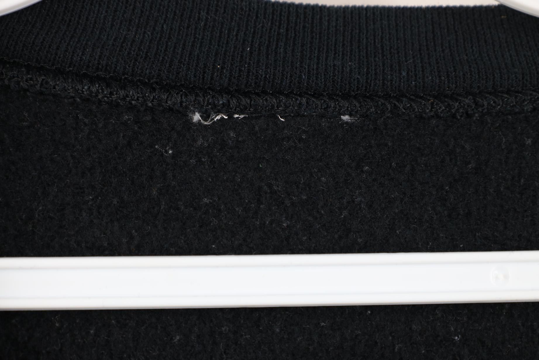 Vintage Vintage 90s Streetwear Faded Blank Crewneck Sweatshirt Black Size US L / EU 52-54 / 3 - 4 Thumbnail