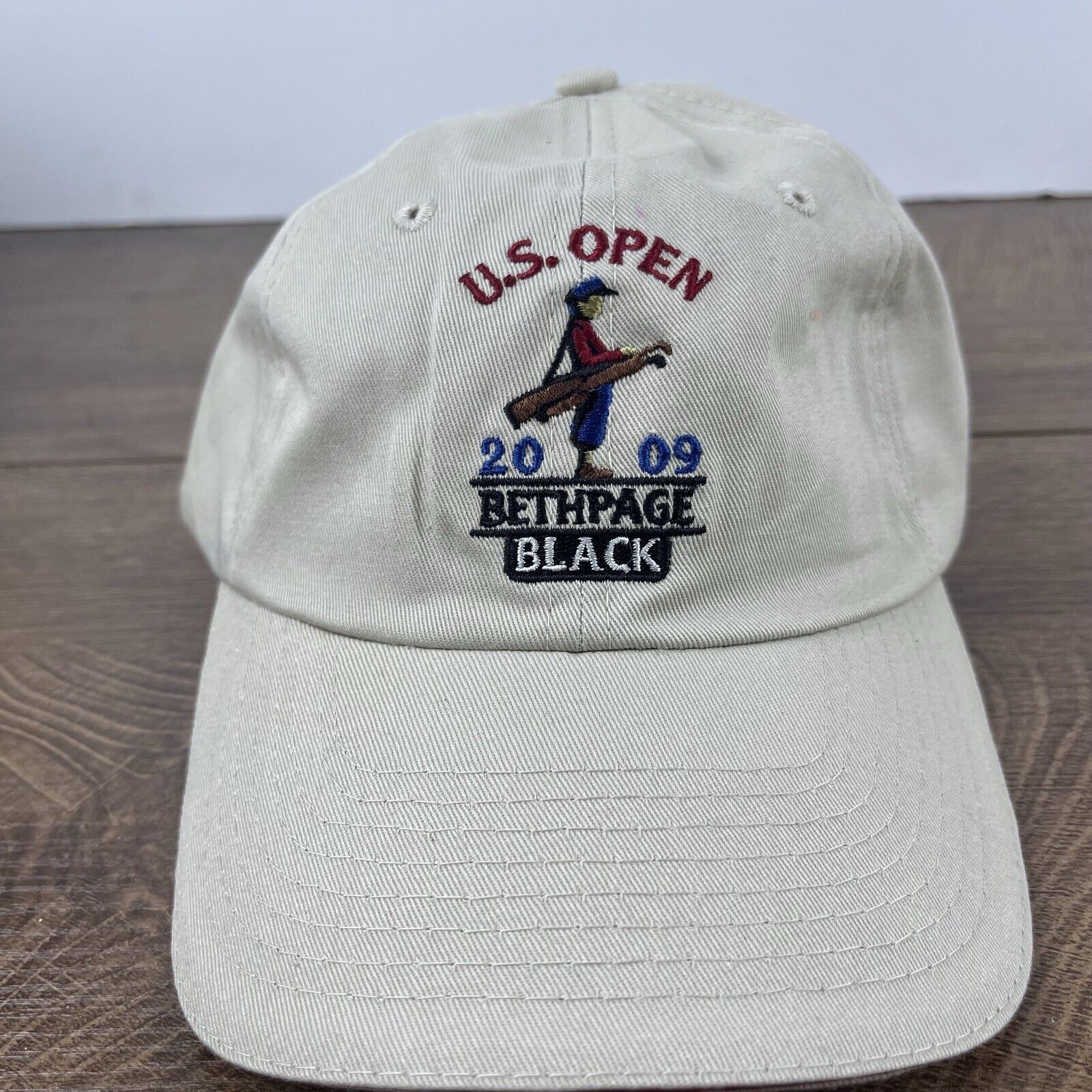 Other 2009 US Open Bethpage Black Hat Adjustable Hat Tan Brown Hat Size ONE SIZE - 4 Thumbnail
