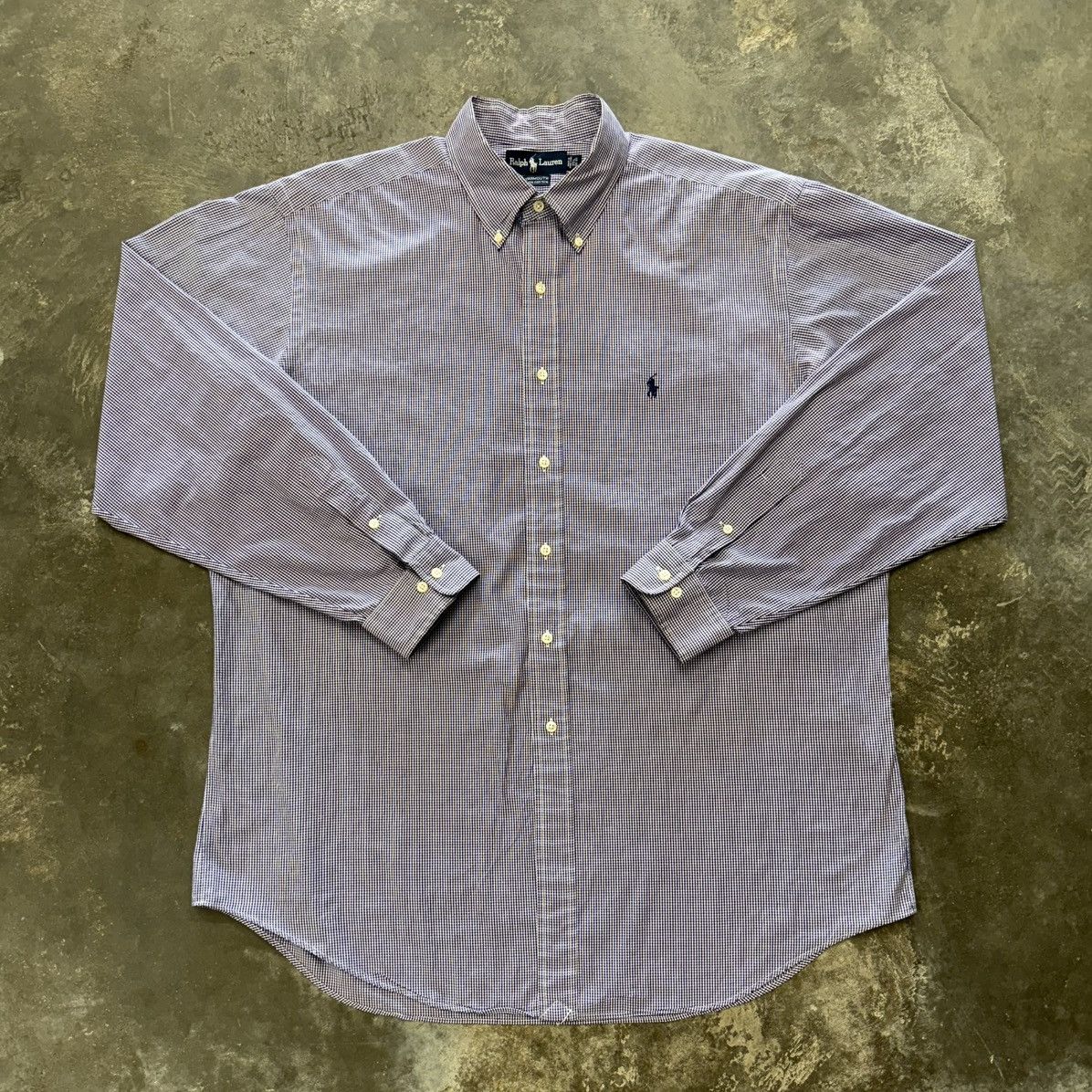 Polo Ralph Lauren Vintage Polo Ralph Lauren Yarmouth gingham dress shirt Size US XL / EU 56 / 4 - 5 Thumbnail