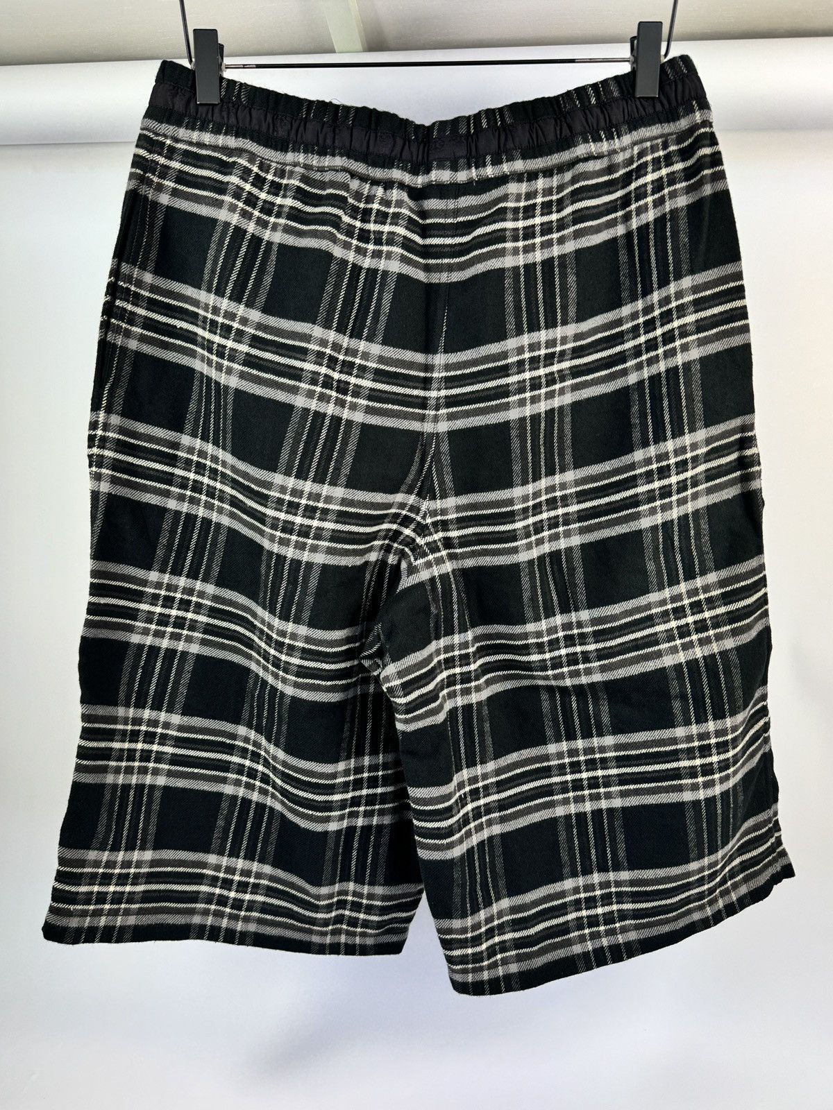 Chrome Hearts LEATHER CROSS AFTER SCHOOL DETAILED CHECKED SHORTS Size US 34 / EU 50 - 3 Thumbnail