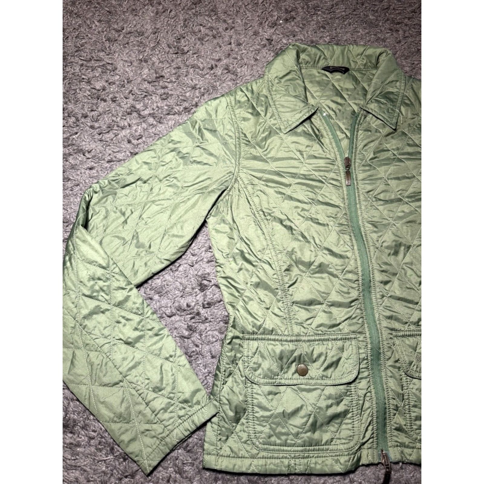 Barbour Barbour Flyweight Cavalry Women’s Green Quilted Puffer Jacket UK 8 US 4 Small Size S / US 4 / IT 40 - 3 Thumbnail