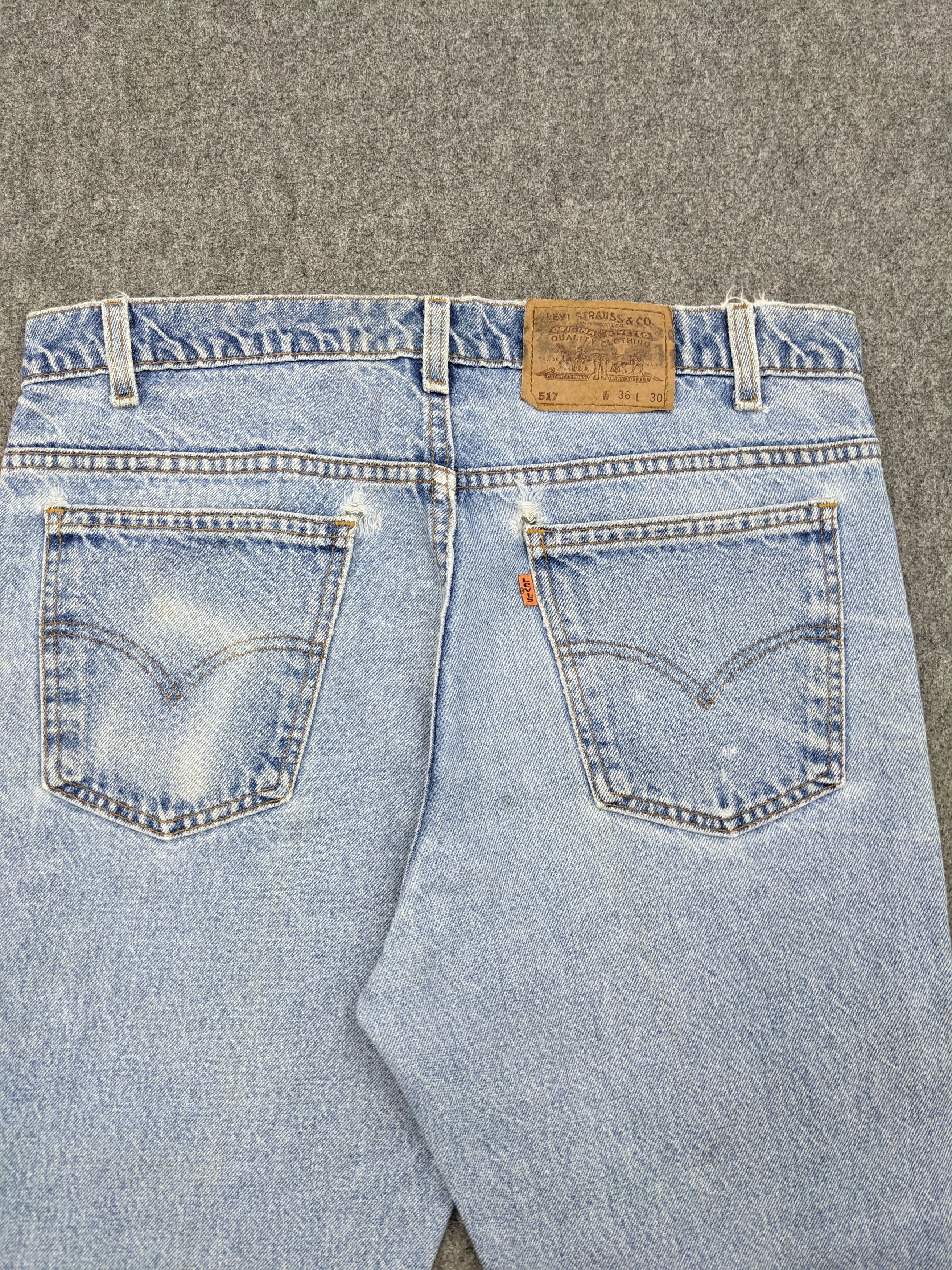 Levi's Vintage 90s Levis 517 Altered Bootcut Jeans DJ0024Z Size US 35 - 3 Thumbnail