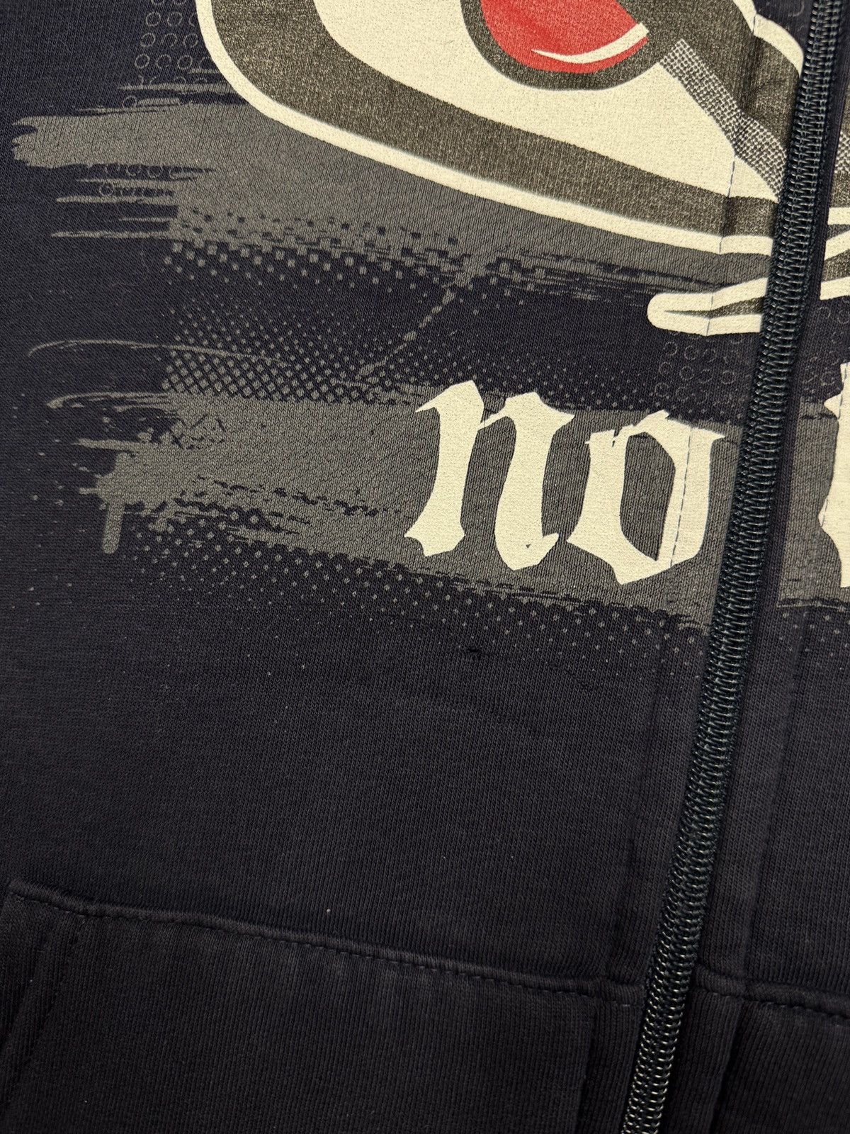 No Fear Rare Vintage 90s No Fear Skulls Big Logo Zip Up Hoodie Size US L / EU 52-54 / 3 - 14 Thumbnail