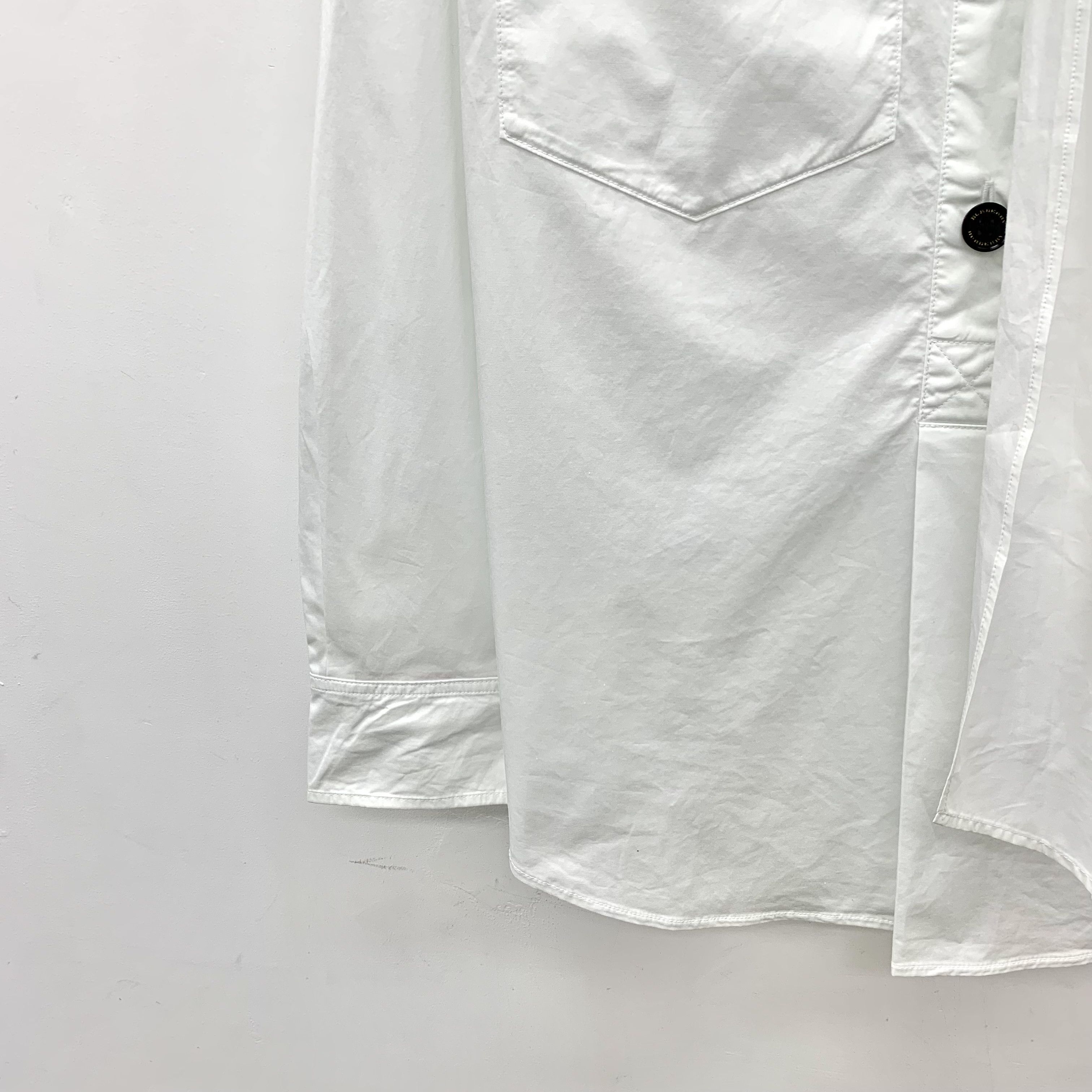 Burberry Burberry Bow Tie Cotton Shirt White (38) Size XS / US 0-2 / IT 36-38 - 4 Thumbnail