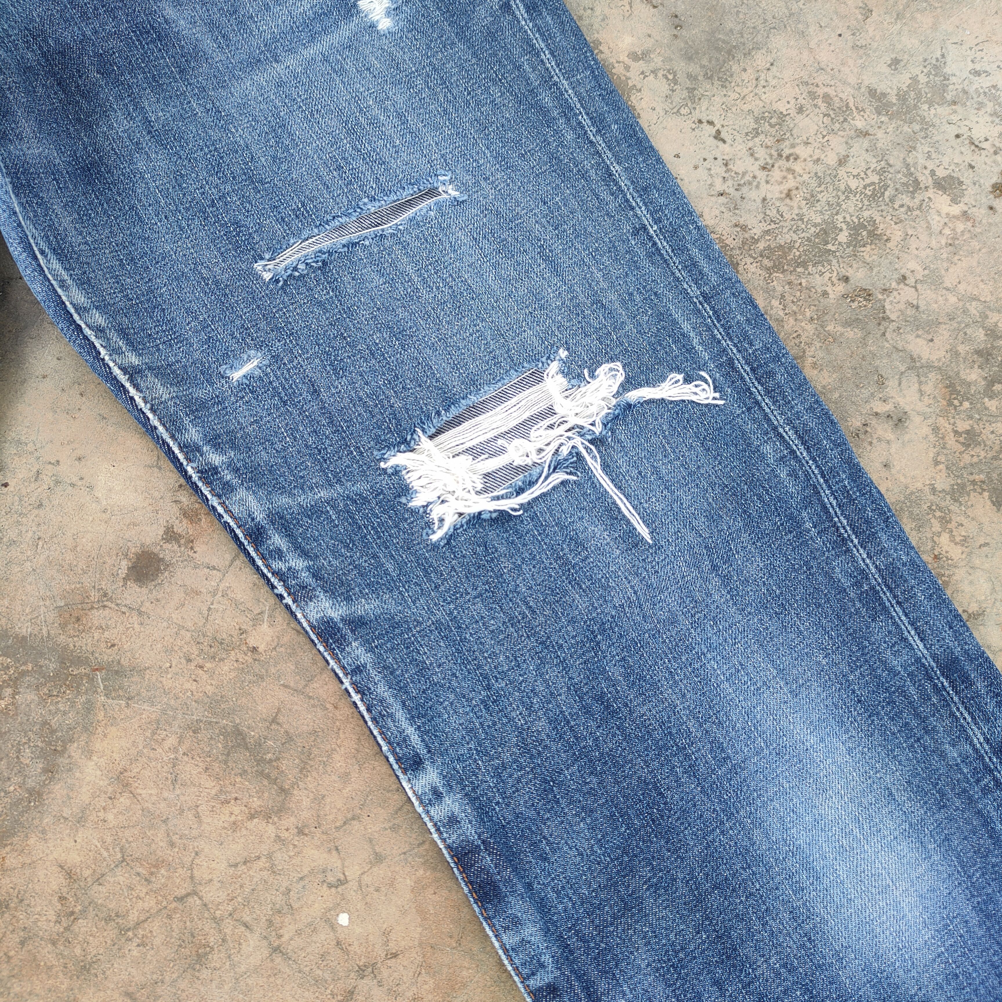 Edwin VINTAGE EDWIN 503 DISTRESSED JEANS DENIM PANTS Size US 28 / EU 44 - 6 Thumbnail