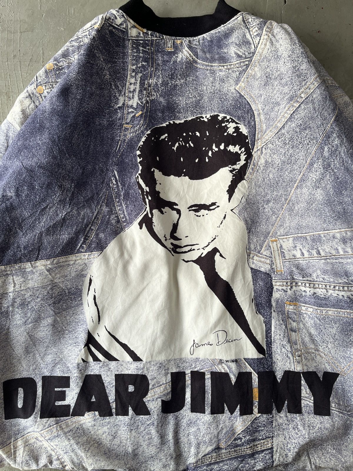 James Jean Vintage James Dean Death Cult Komono Quilted Rare Design Size US L / EU 52-54 / 3 - 3 Thumbnail