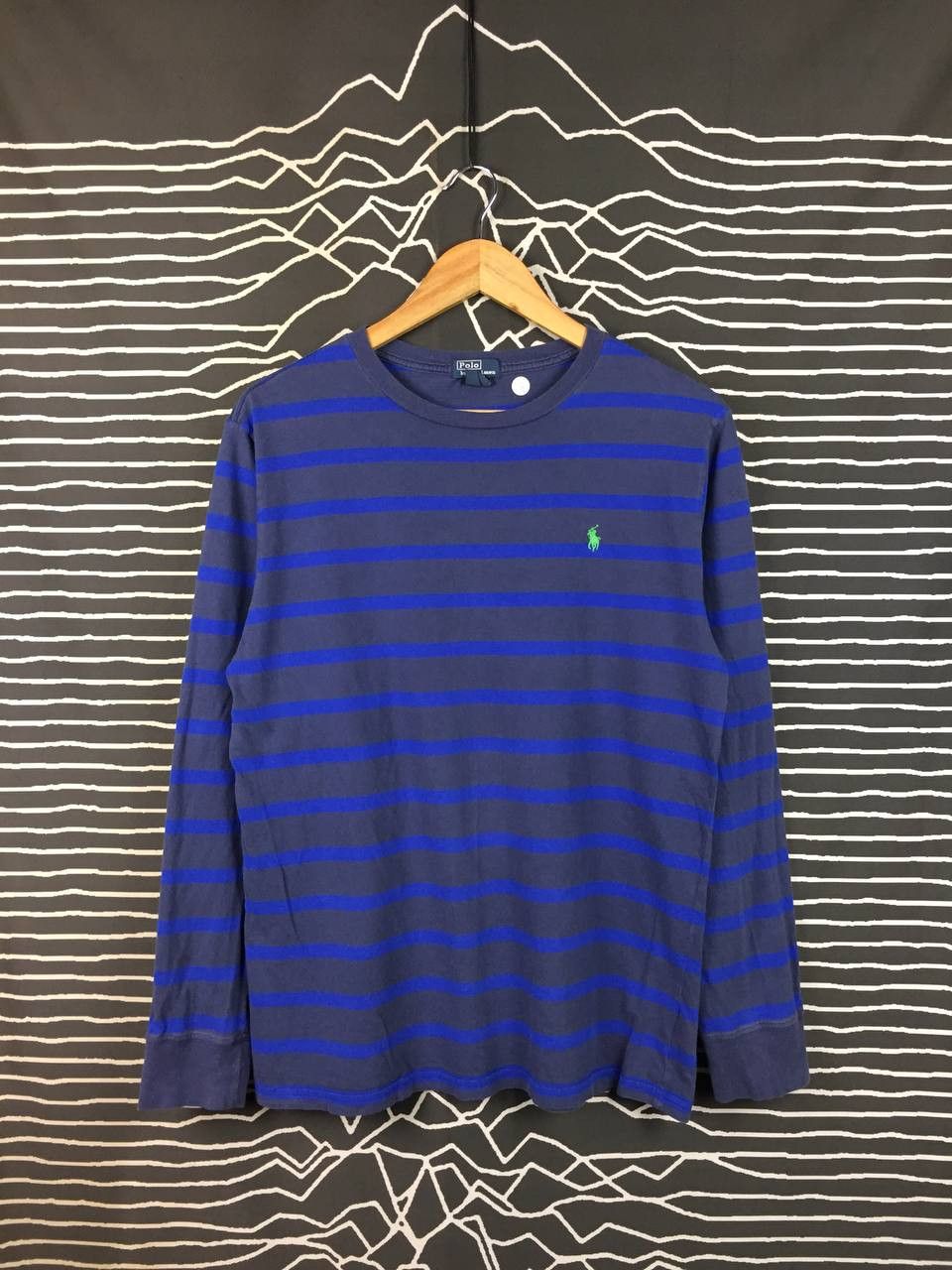 Polo Ralph Lauren Vtg Polo Ralph Lauren Small Logo Striped Long Sleeve Tee Size US M / EU 48-50 / 2 - 2 Thumbnail