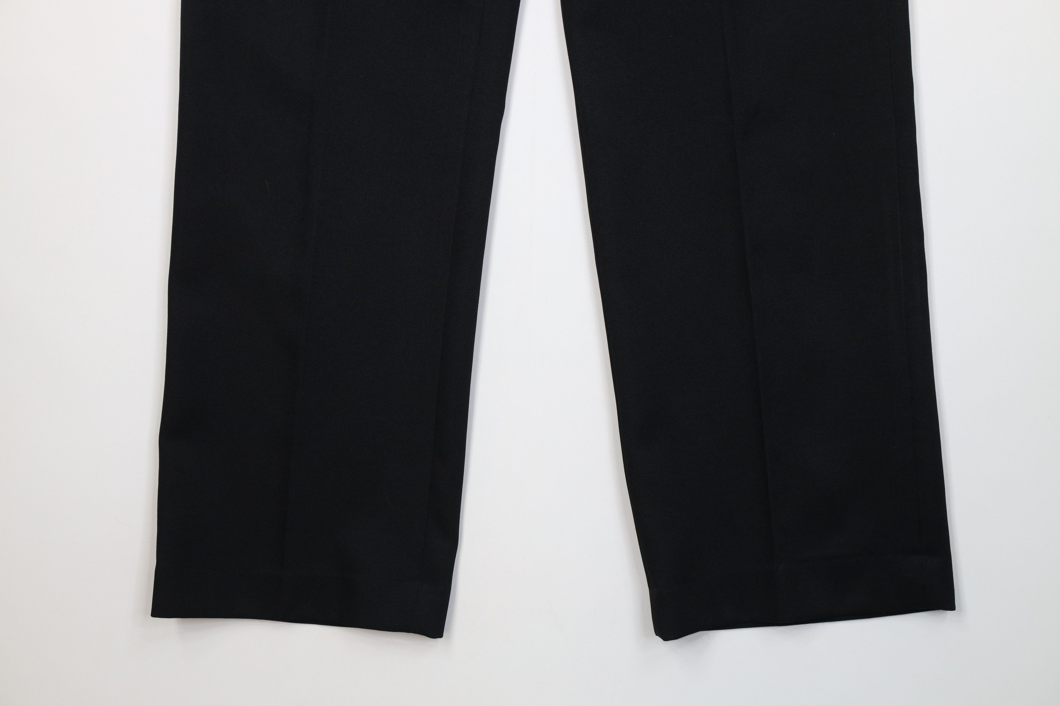 Vintage Vintage 70s Streetwear Flared Wide Leg Chino Pants Black USA Size US 36 / EU 52 - 4 Thumbnail