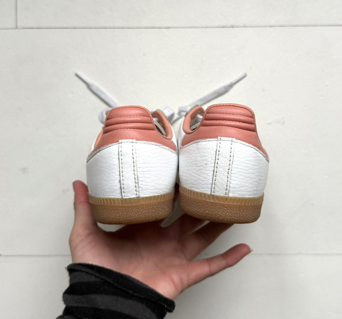 Adidas Nike Samba White-Pink Size US 6 / IT 36 - 6 Thumbnail