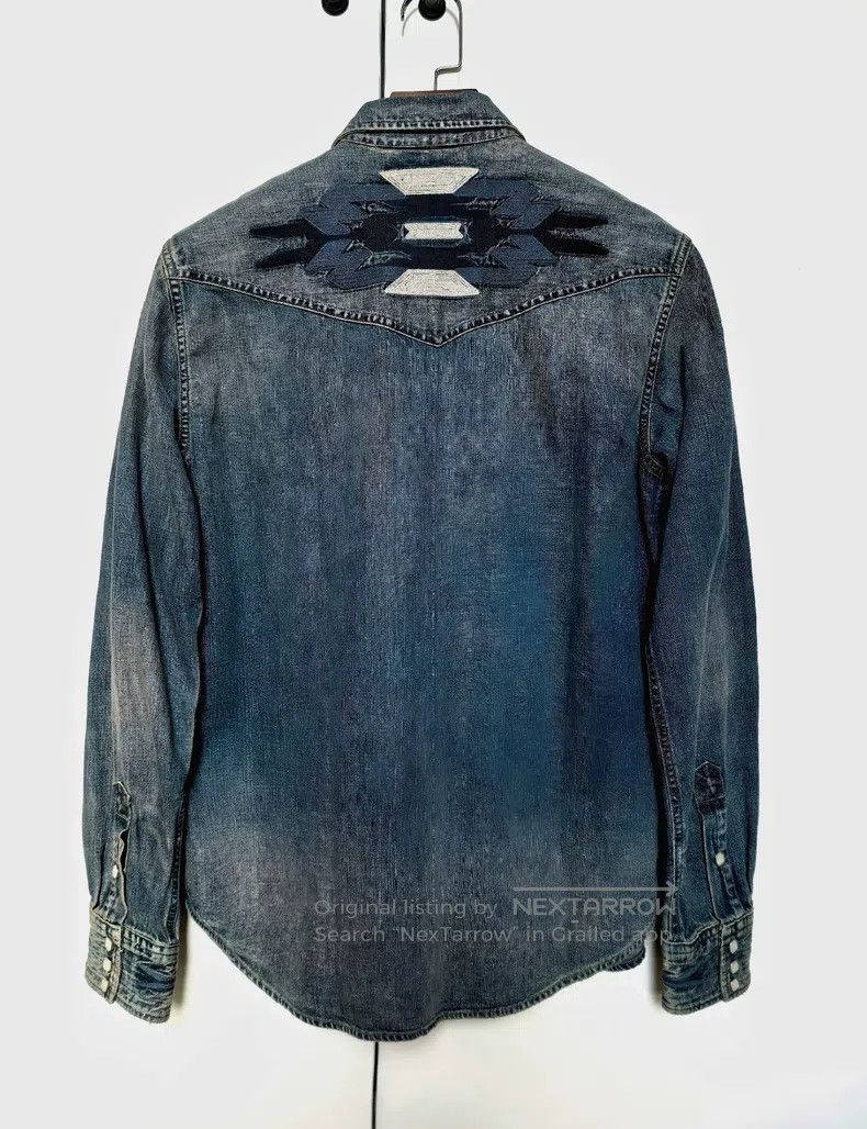 RRL Ralph Lauren RRL Ralph Lauren Embroidered denim shirt Size US M / EU 48-50 / 2 - 3 Thumbnail
