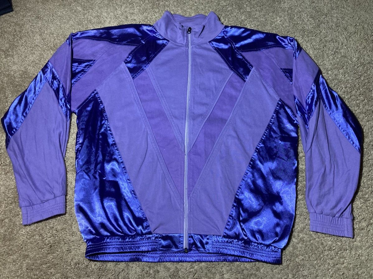 Willy Chavarria SS18 Willy Chavarria Satin Velour Track Jacket Bad Boy 2018 Size US M / EU 48-50 / 2 - 2 Thumbnail