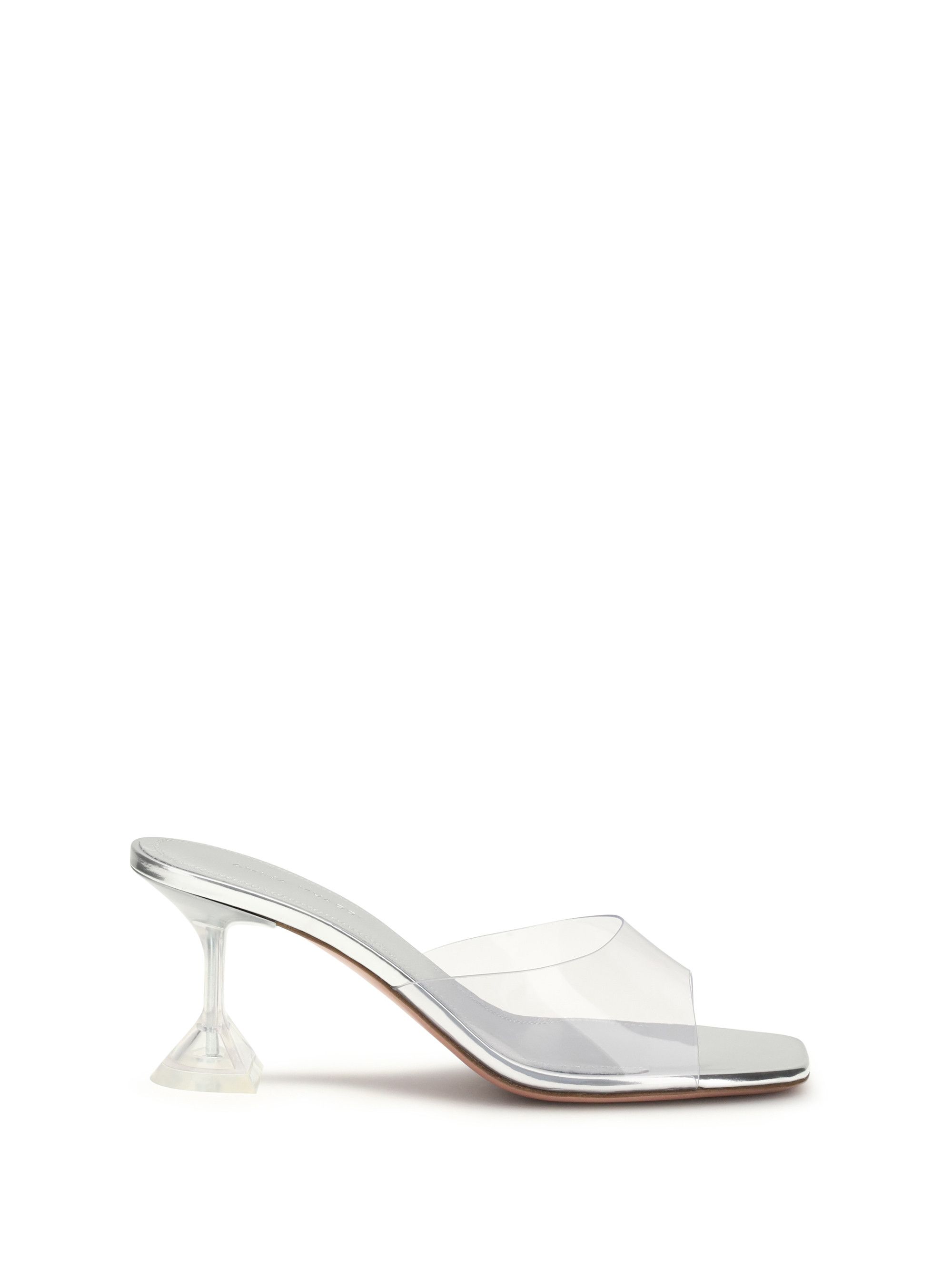 Amina Muaddi Lupita Glass Sandals Size US 6 / IT 36 - 1 Thumbnail
