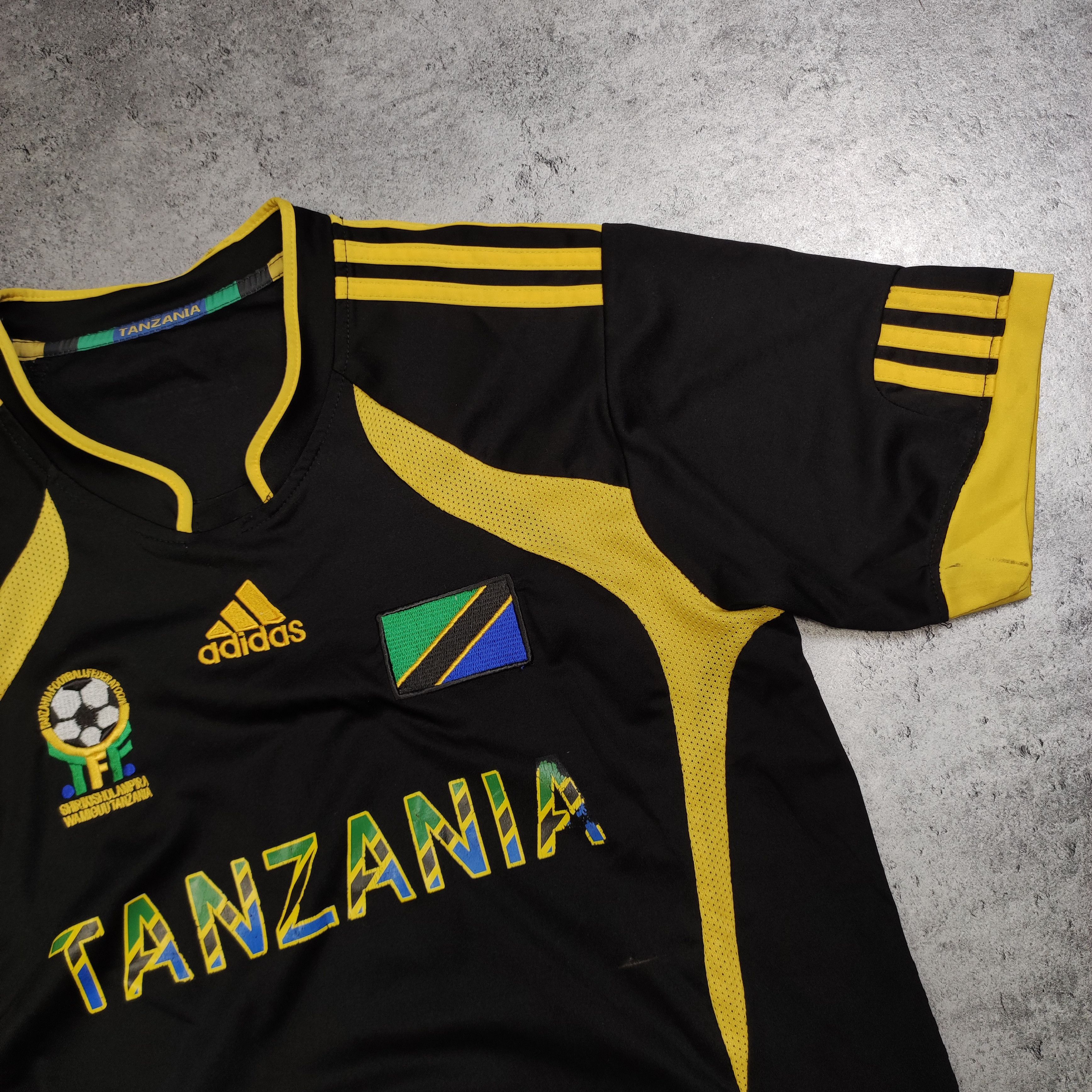 Vintage RARE Adidas Tanzania Africa National Team Football Jersey Size US M / EU 48-50 / 2 - 4 Thumbnail
